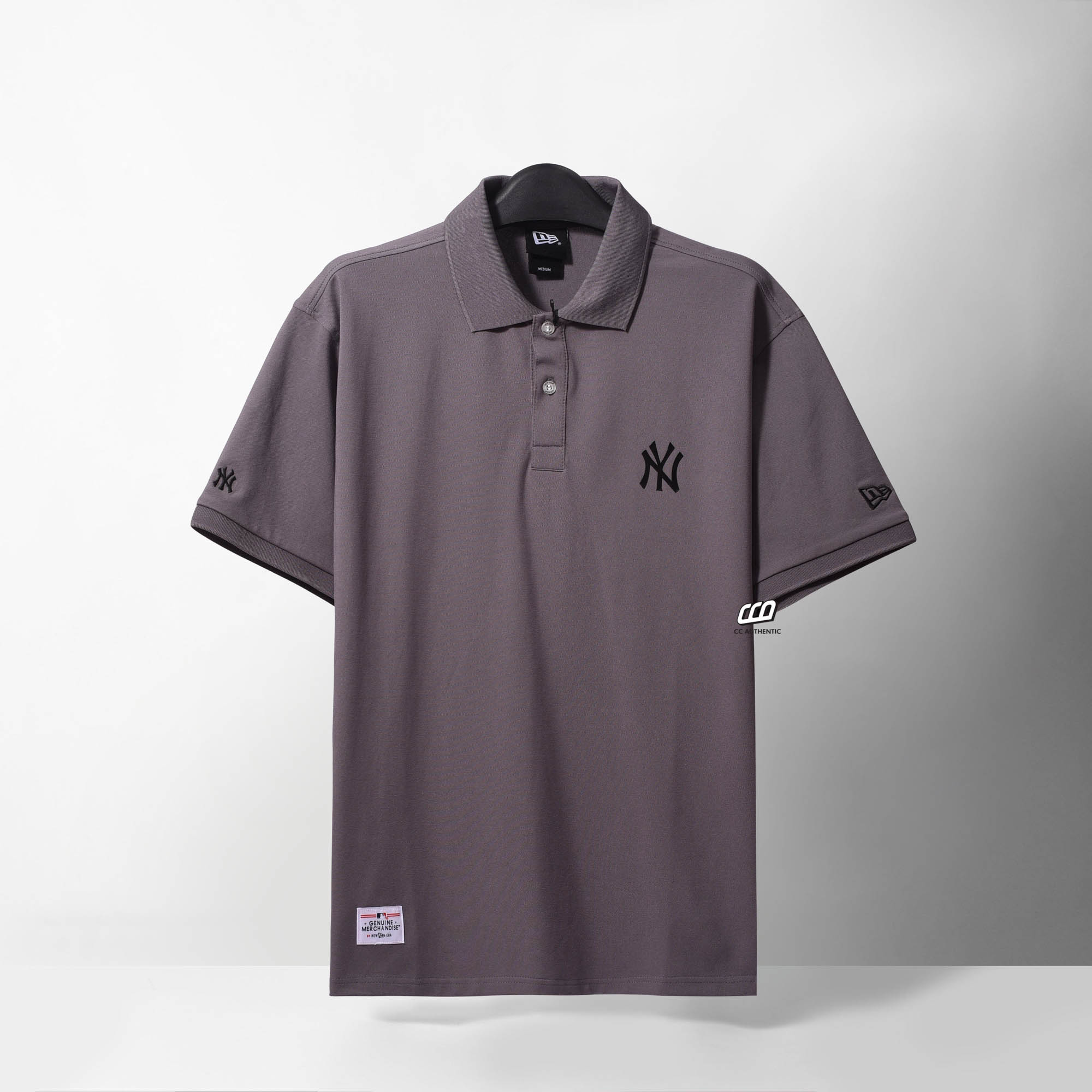 NEW ERA NEW YORK YANKEES POLO SHIRT - GREY