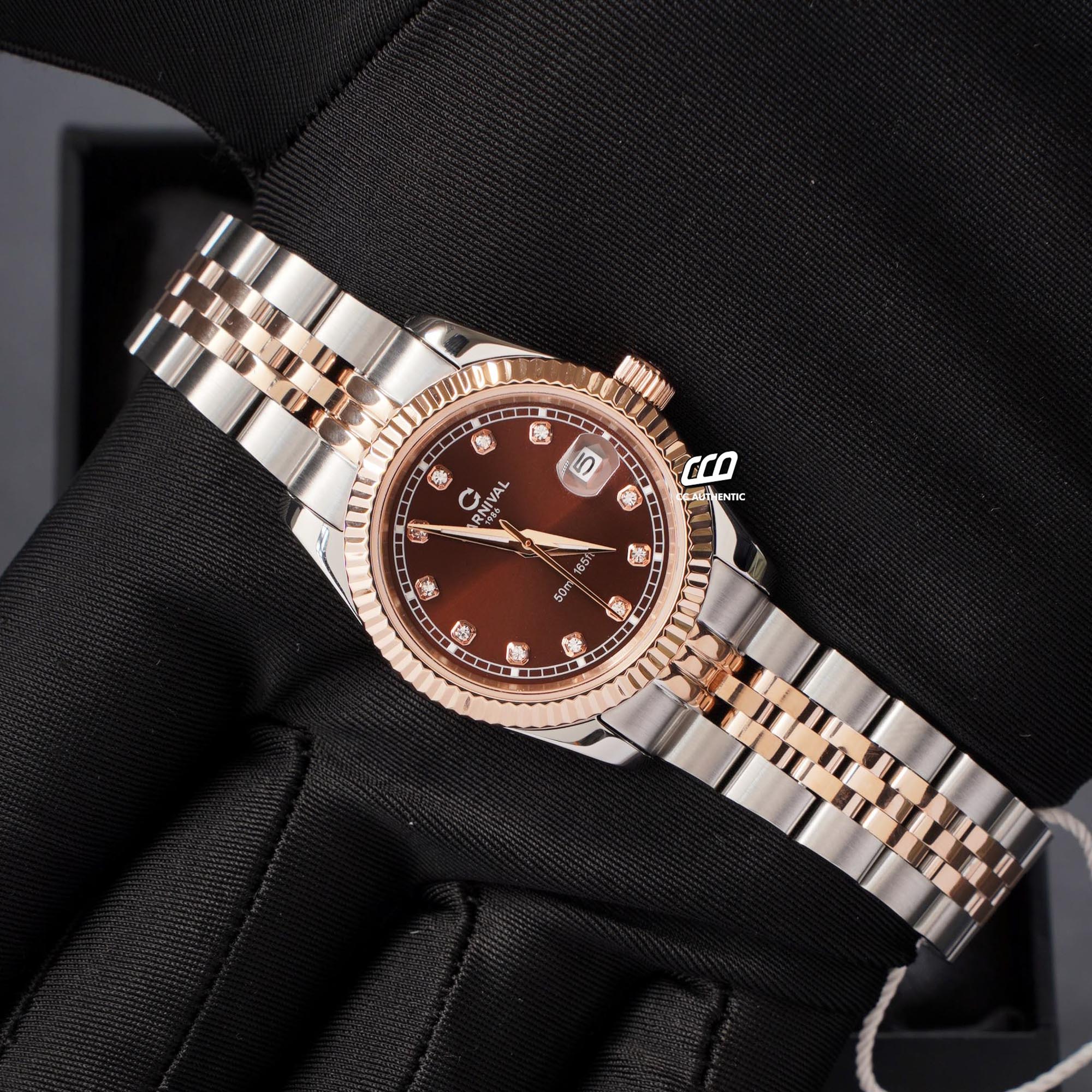 ĐỒNG HỒ NỮ CARNIVAL 8131L CH N QUAZT 32MM