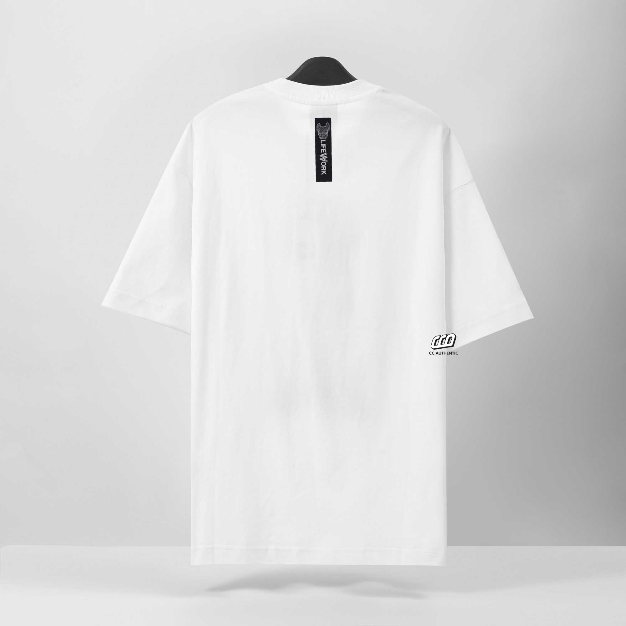 LIFEWORK HIP DOG SS24 T-SHIRT - WHITE