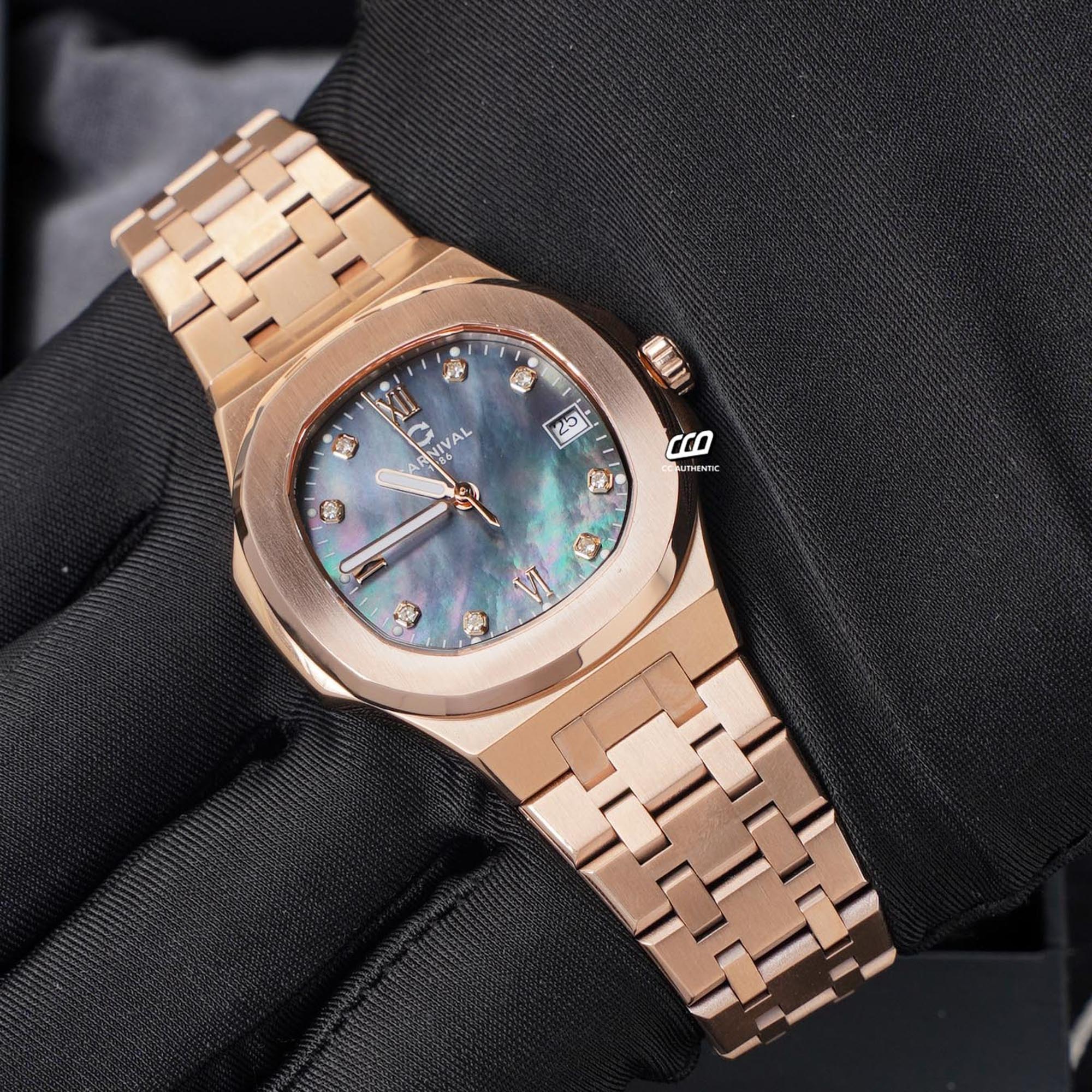 ĐỒNG HỒ NỮ CARNIVAL 8160L VH DK QUAZT 34MM