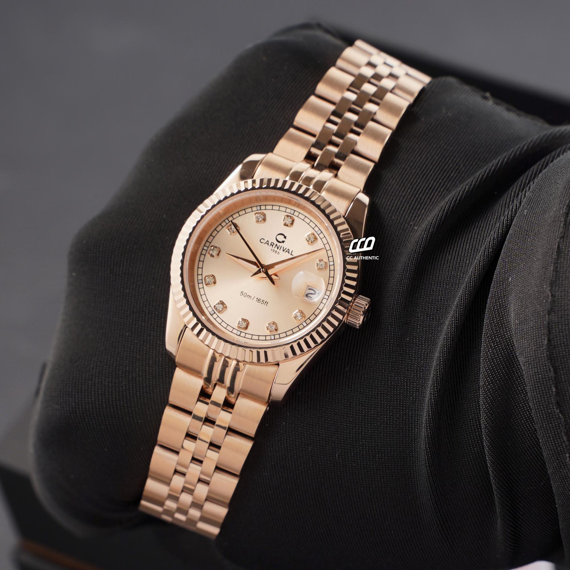 ĐỒNG HỒ NỮ CARNIVAL 8131L VH NN QUAZT 32MM