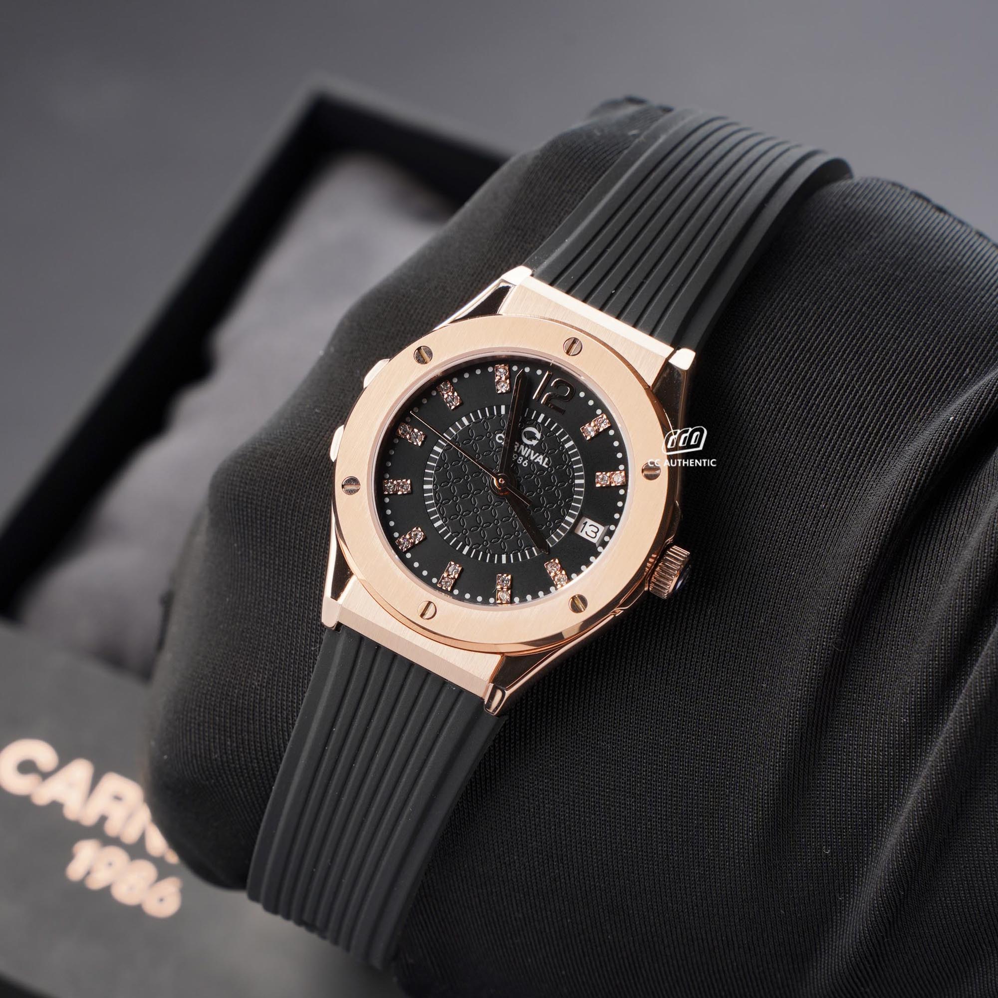 ĐỒNG HỒ NỮ CARNIVAL 8173L VH DCS D QUAZT 34MM