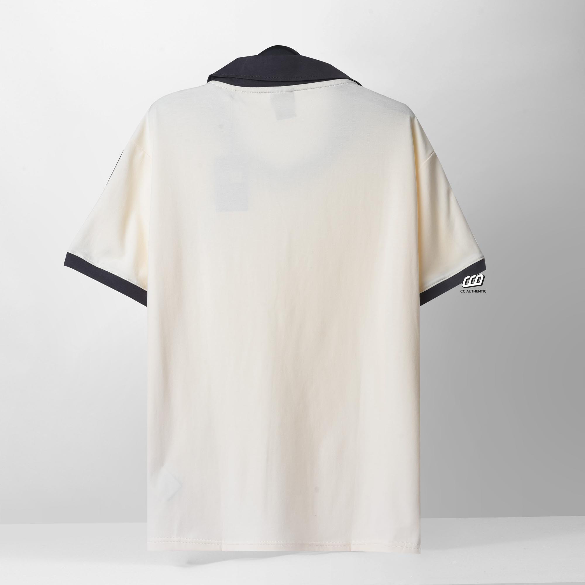 NEW ERA EMBROIDERED 1903 POLO SHIRT - IVORY