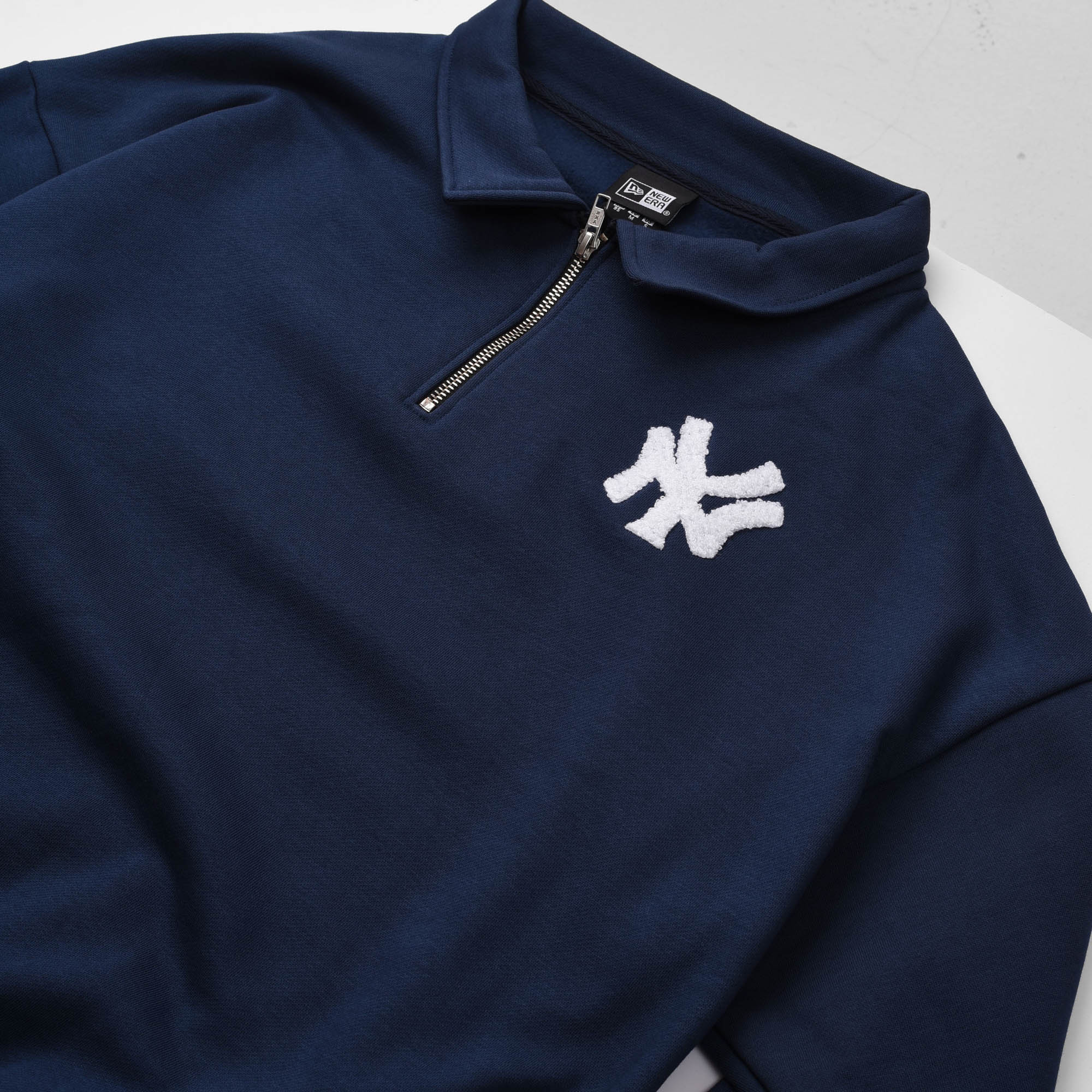 NEW ERA BEAR 1903 ZIP SWEATER - NAVY