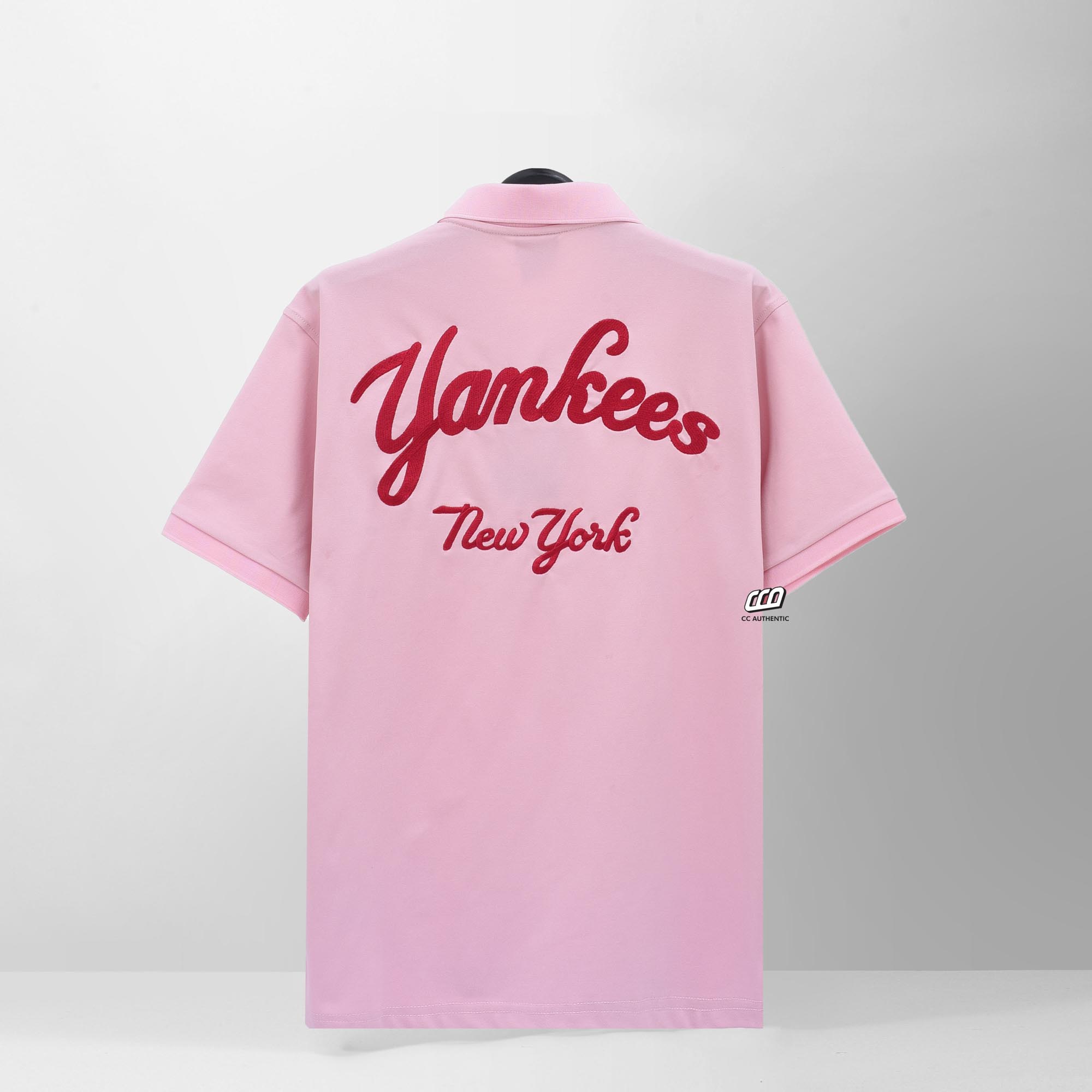 NEW ERA RED NEW YORK T-SHIRT - PINK