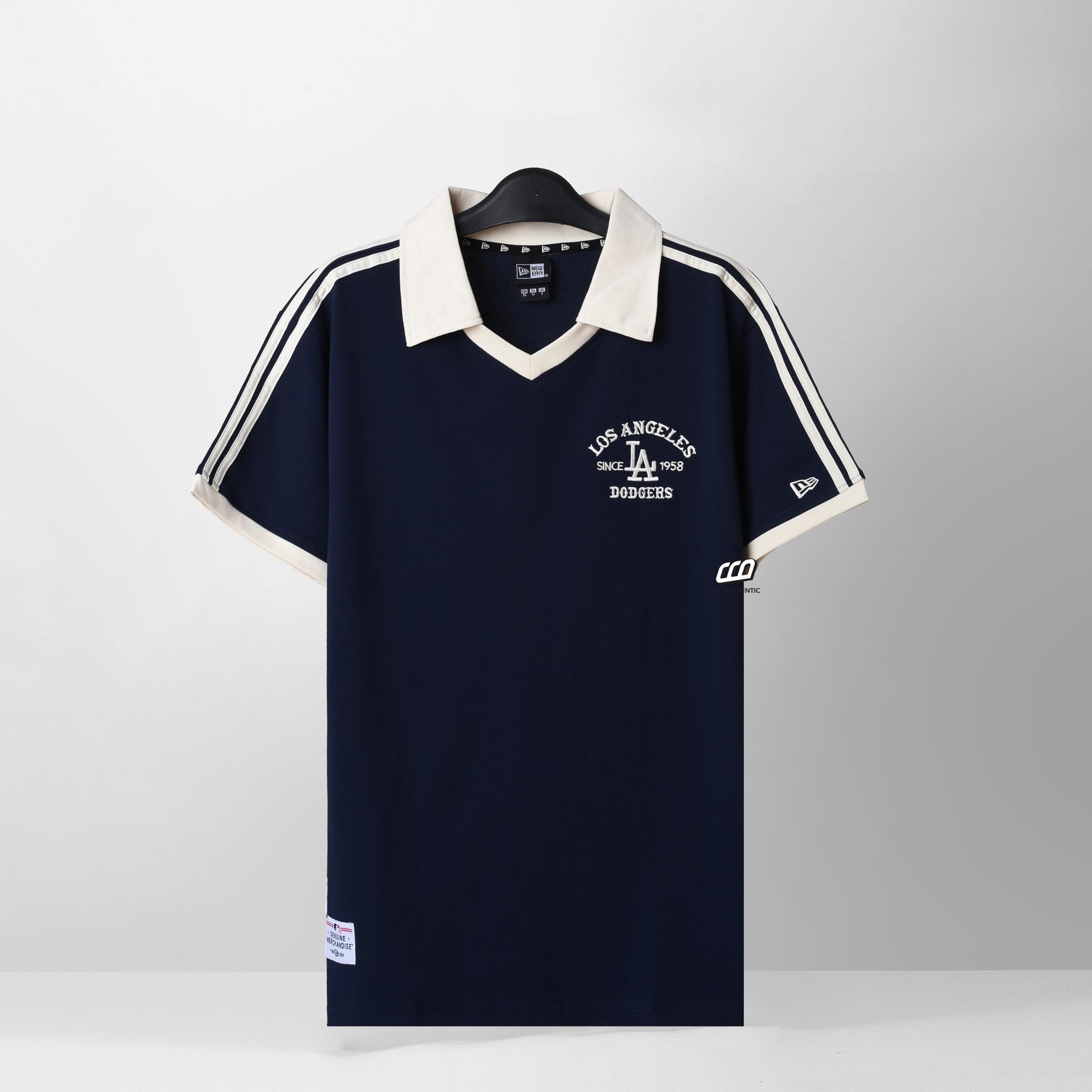 NEW ERA EMBROIDERED 1903 POLO SHIRT - NAVY