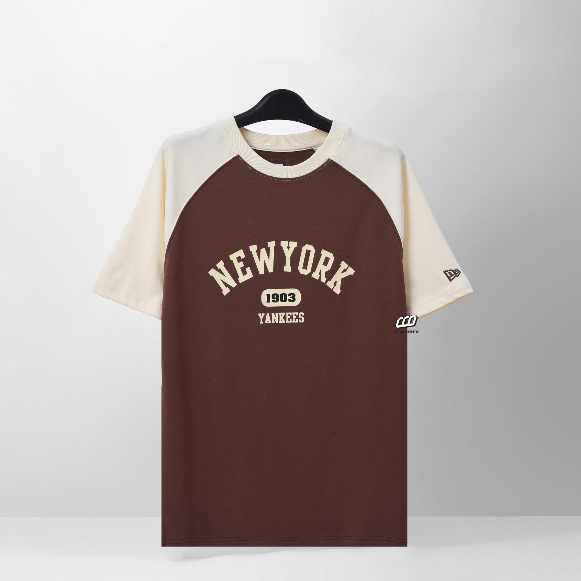 NEW ERA ARCH NEYYAN 1903 T-SHIRT - BROWN