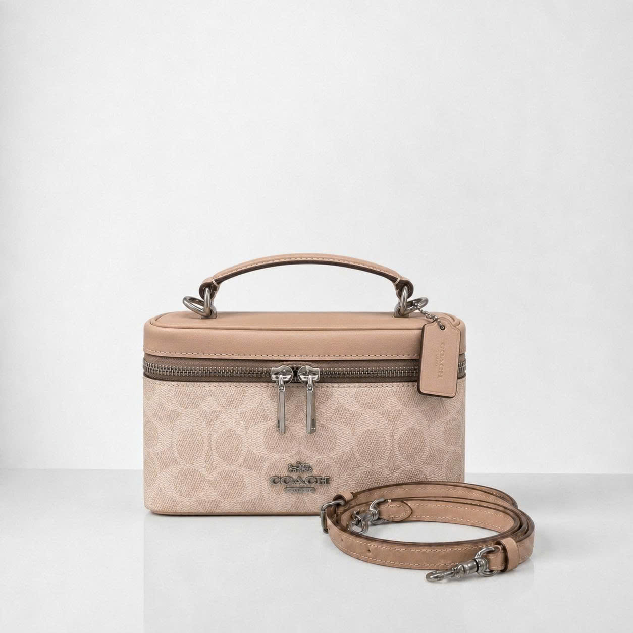 COACH SIGNATURE RAINER CROSSBODY BAG - SAND
