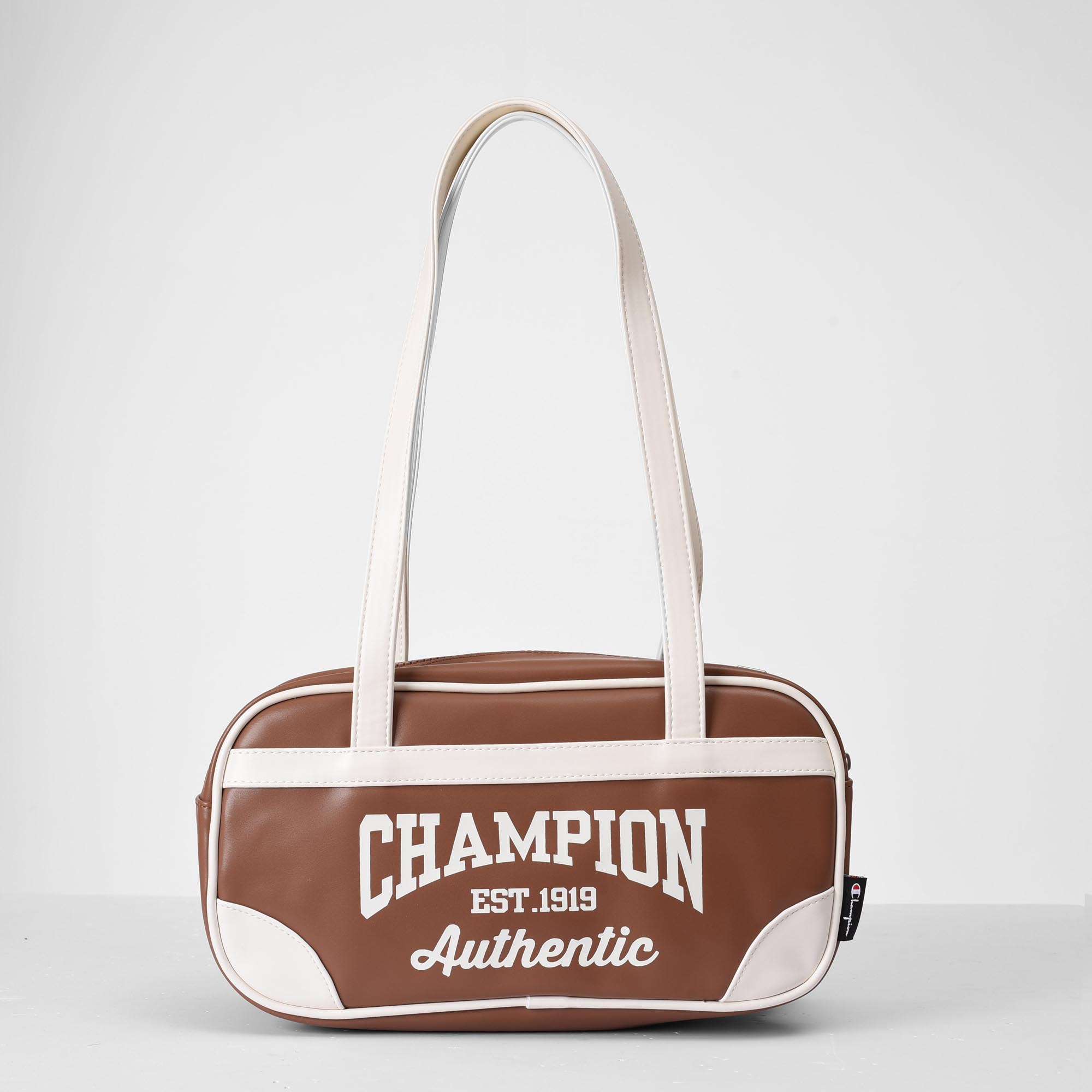 CHAMPION CAMPUS BRIEFCASE BAG - BROWN/WHITE