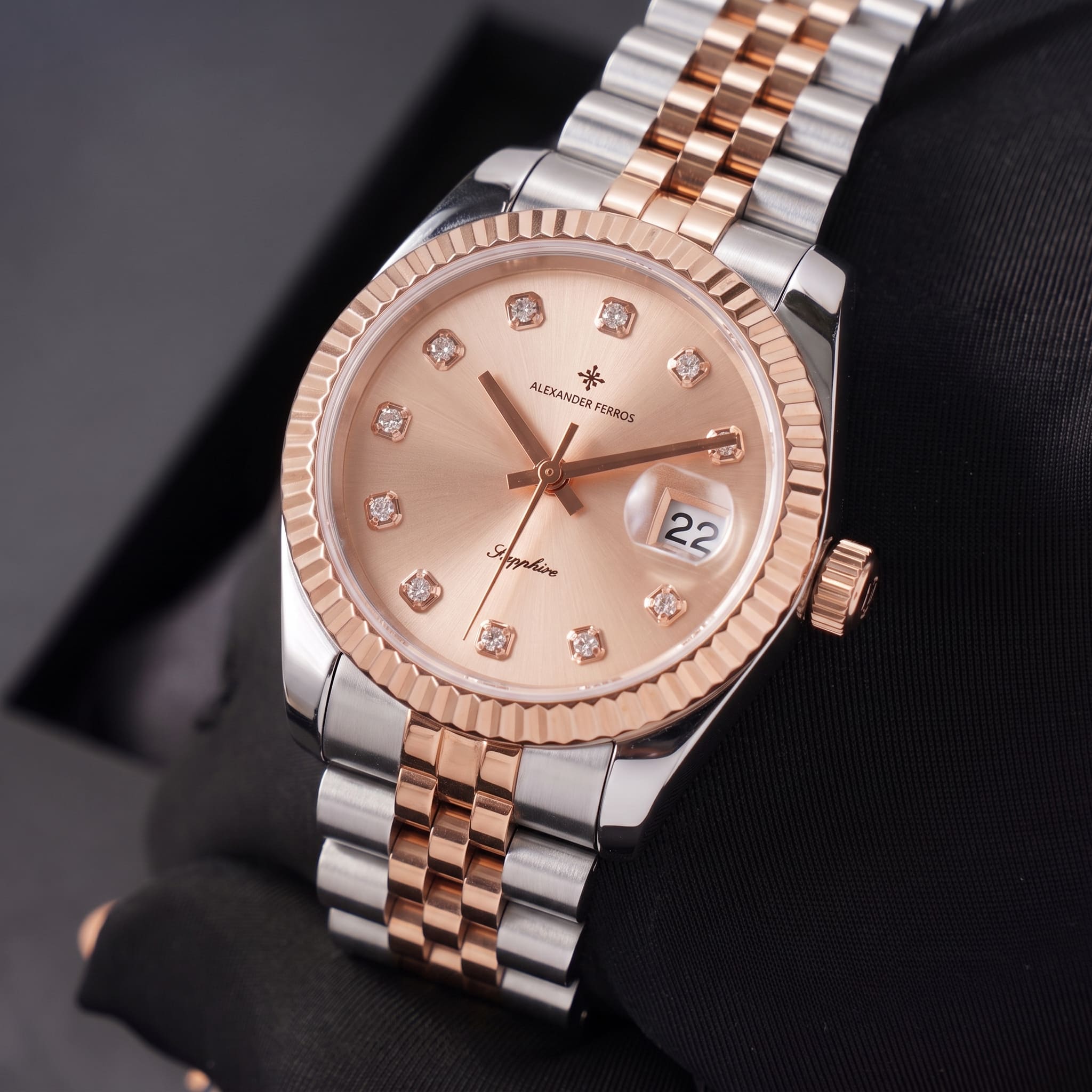ĐỒNG HỒ NỮ ALEXANDER FERROS 8222D/15 QUARTZ 31MM