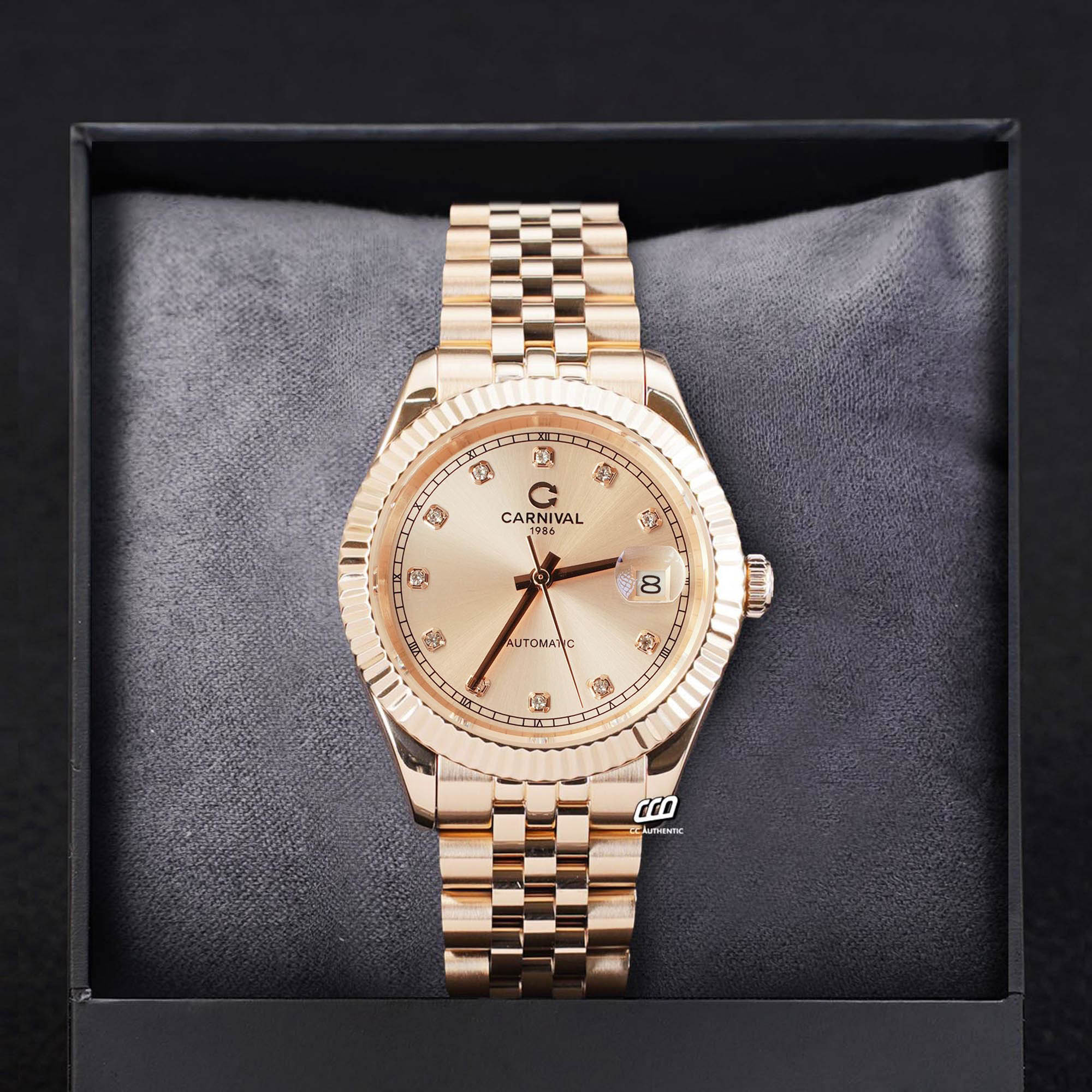 ĐỒNG HỒ NAM CARNIVAL 8250G VH NN AUTOMATIC 38MM