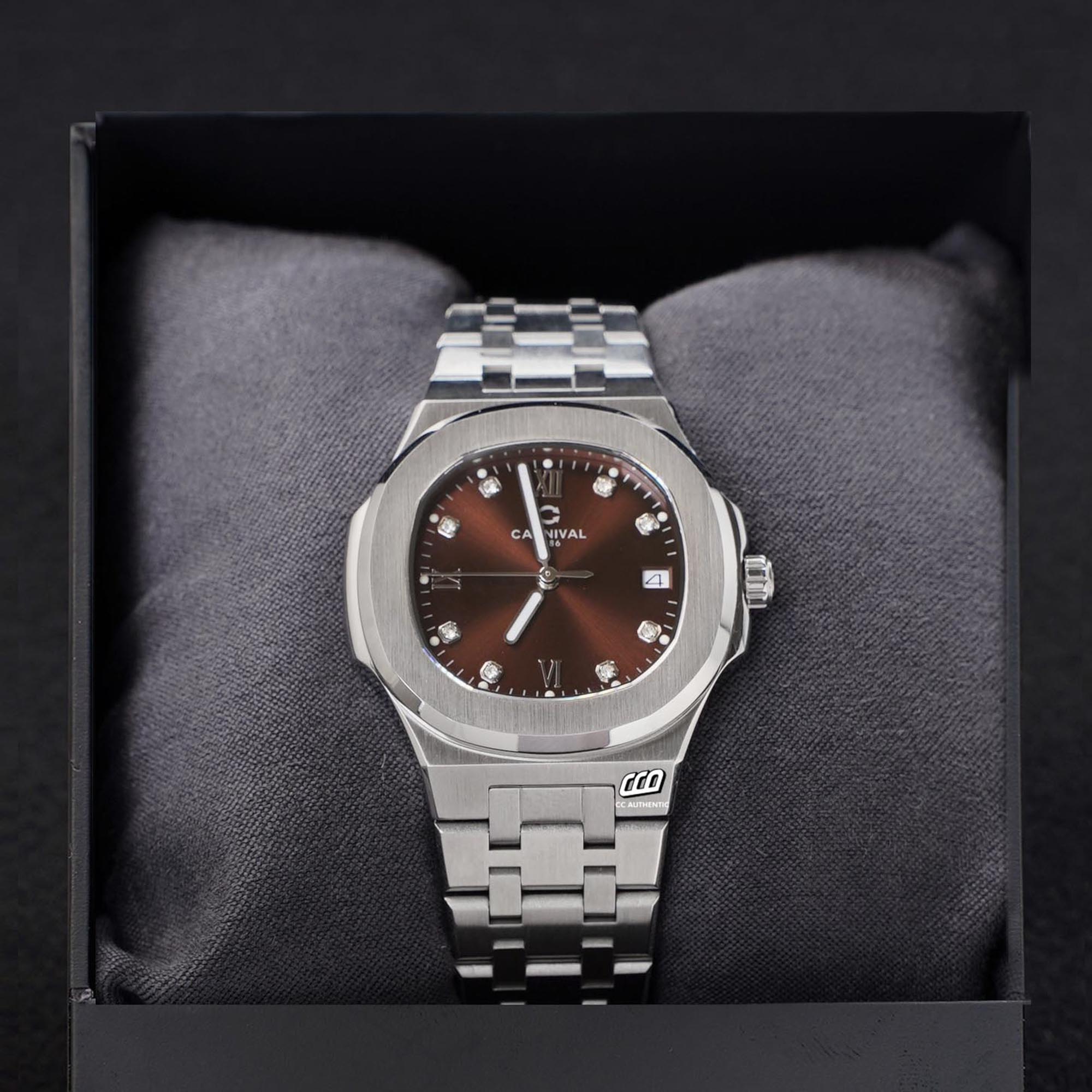 ĐỒNG HỒ NỮ CARNIVAL 8160L VT N QUAZT 34MM