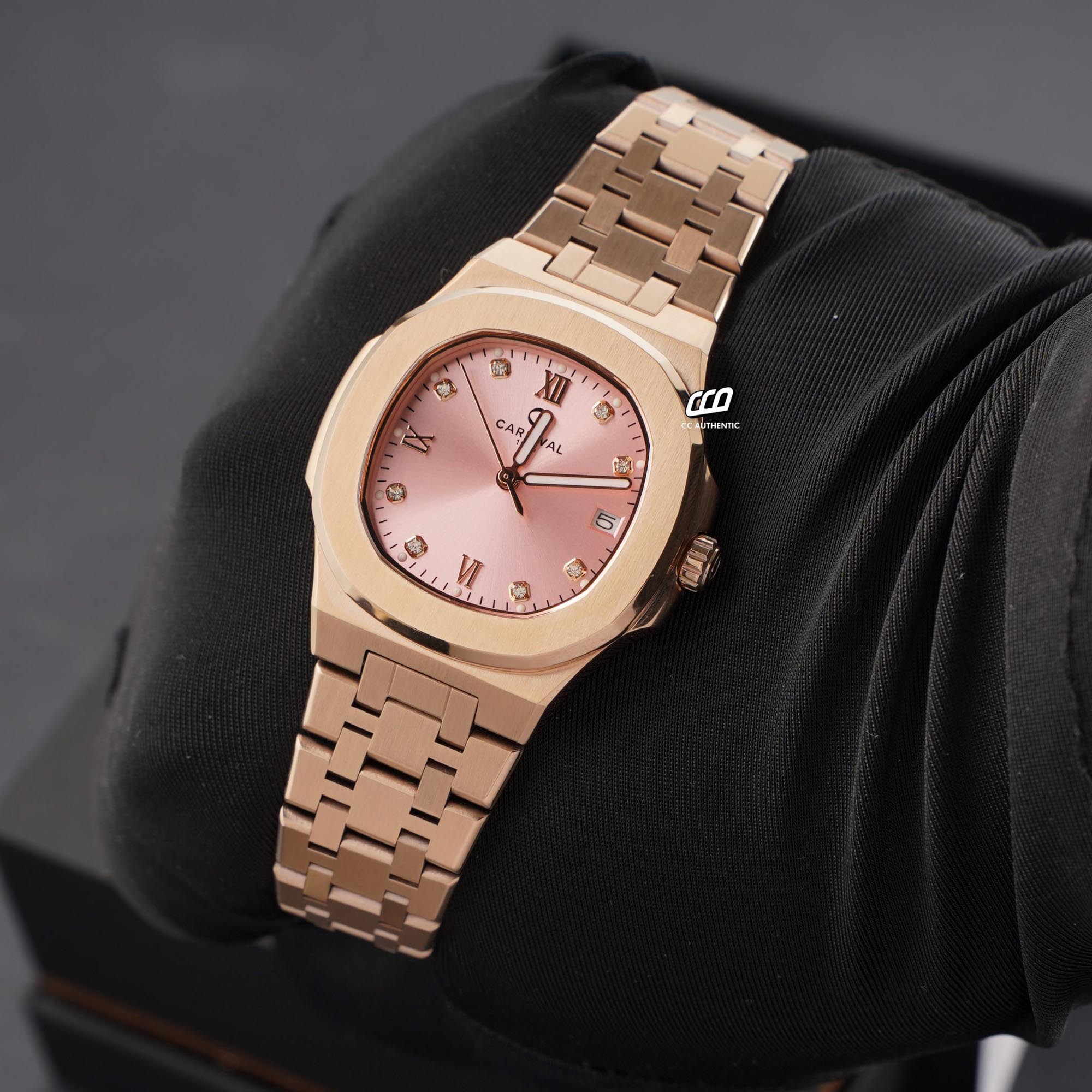 ĐỒNG HỒ NỮ CARNIVAL 8160L VH H QUAZT 34MM