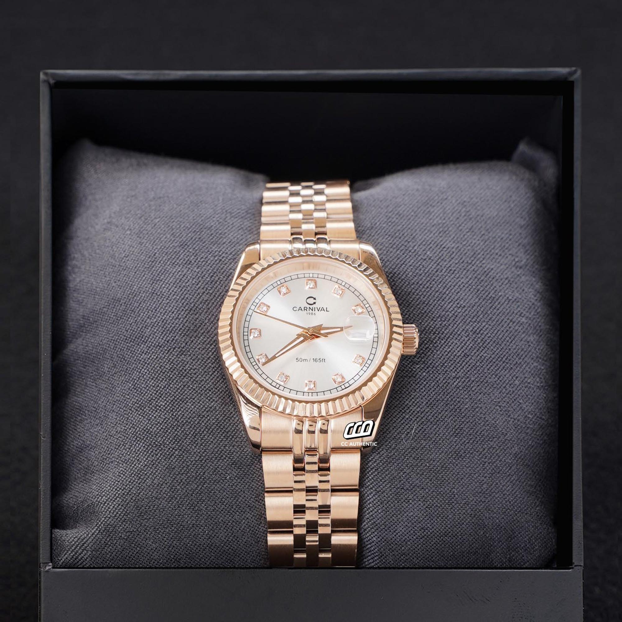 ĐỒNG HỒ NỮ CARNIVAL 8131L VH T QUAZT 32MM