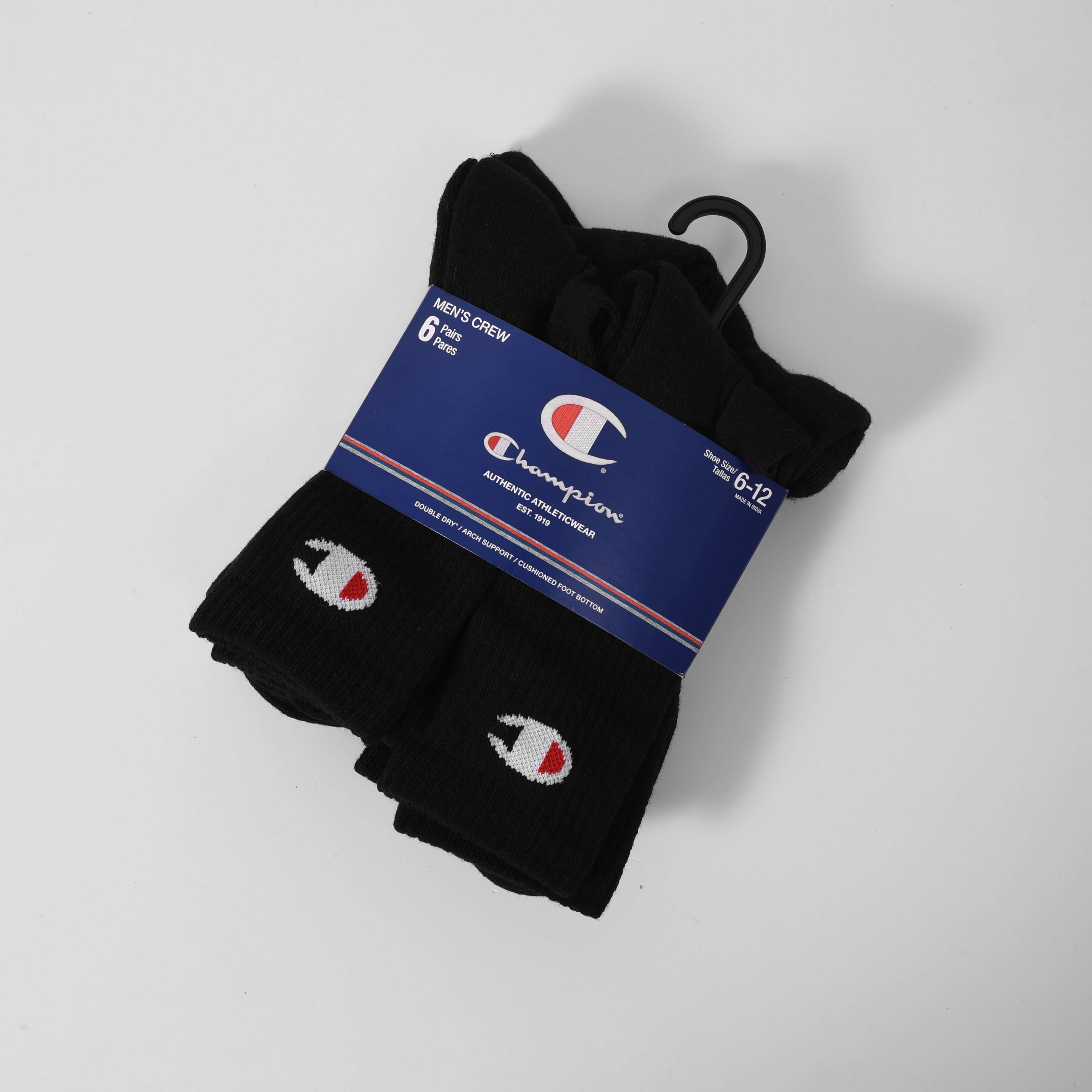 Champion Socks - Pack 6 Đôi - Đen