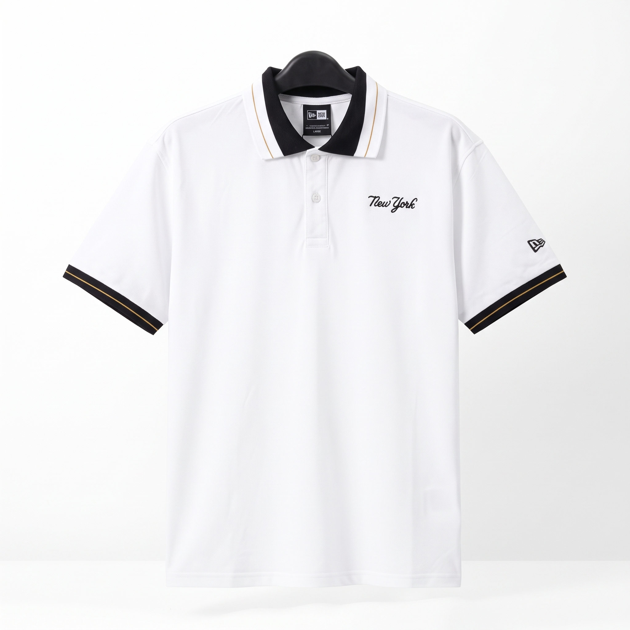 NEW ERA NN POLO SHIRT - WHITE