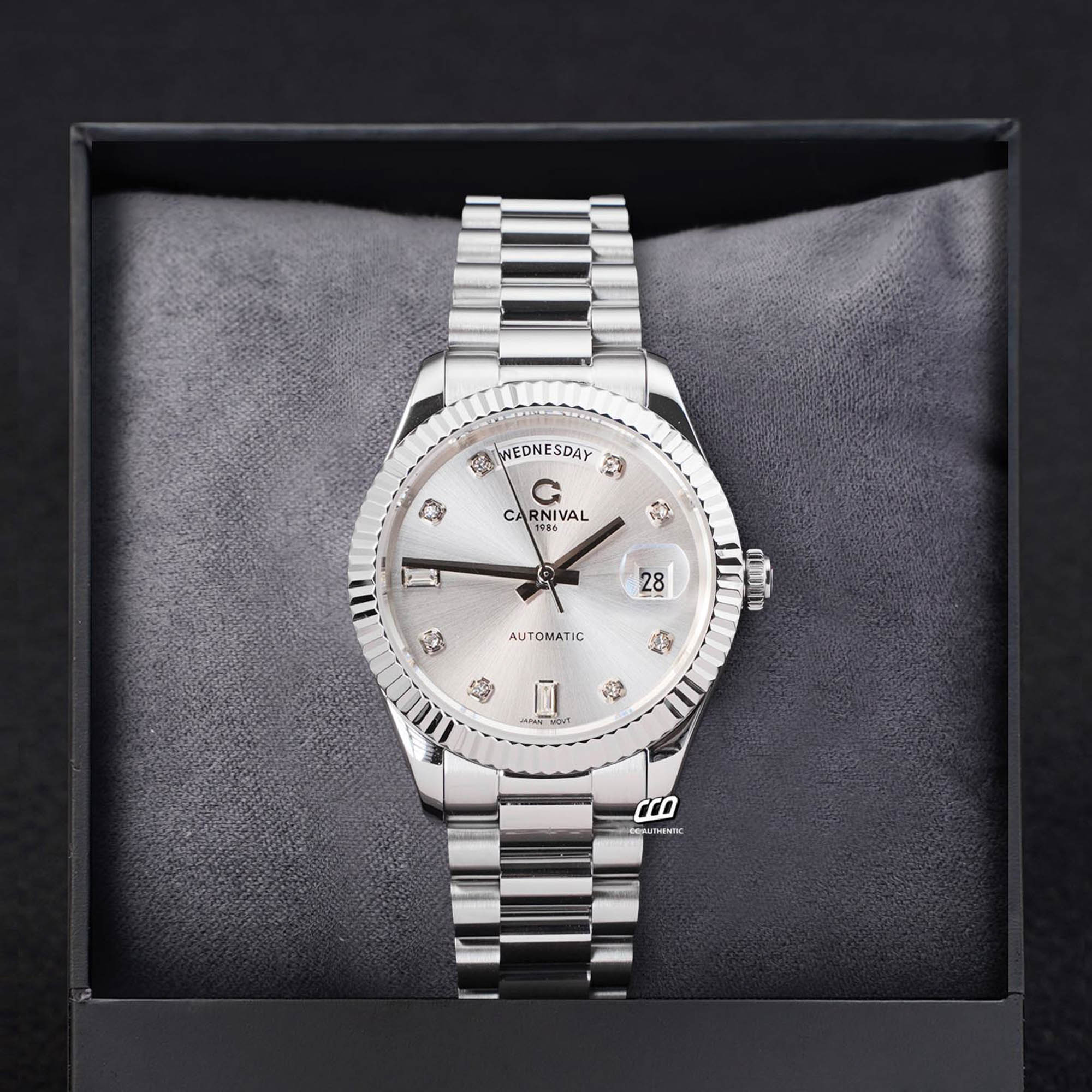 ĐỒNG HỒ NAM CARNIVAL 8239G VT T AUTOMATIC 38MM