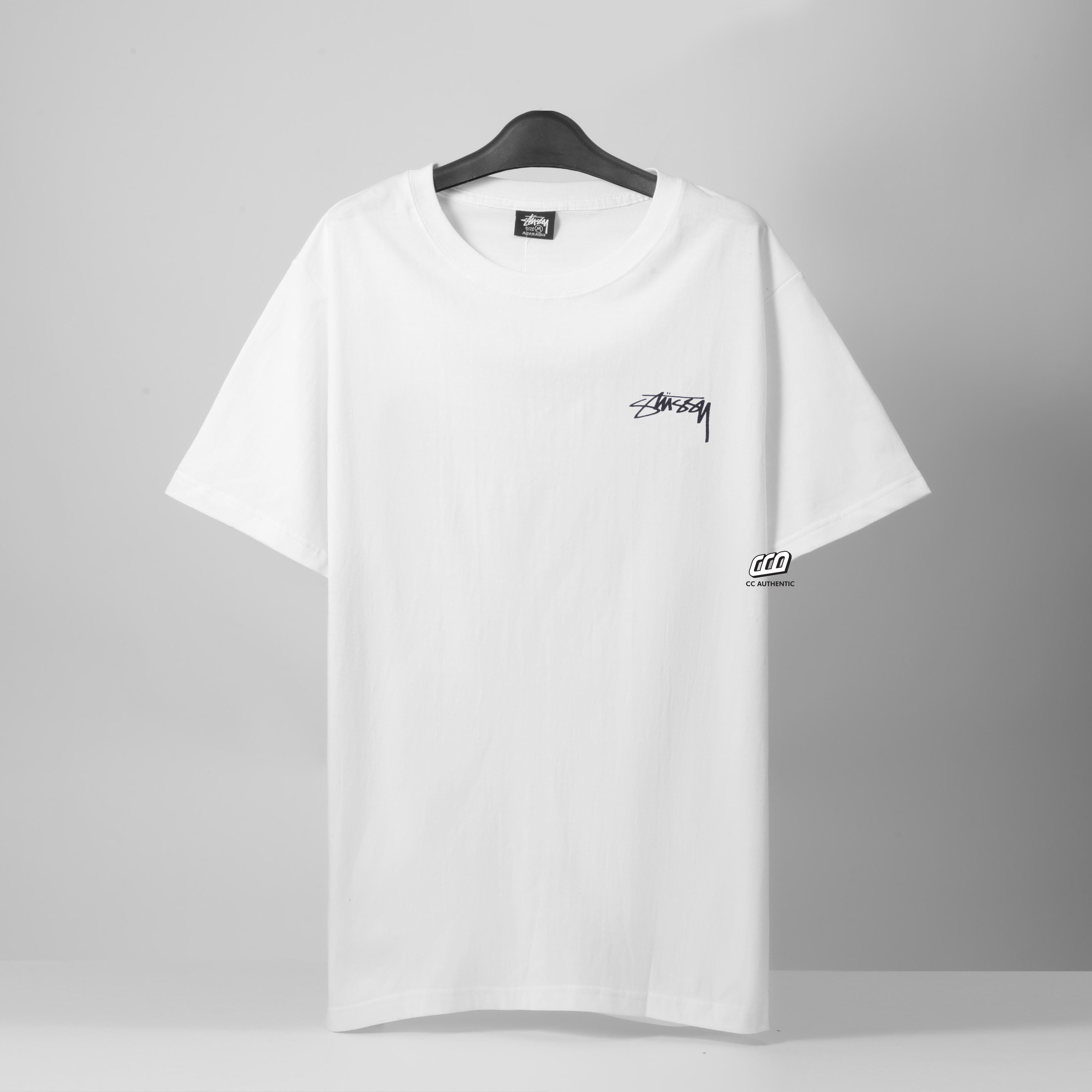 STUSSY WITHERED FLOWER T-SHIRT - WHITE