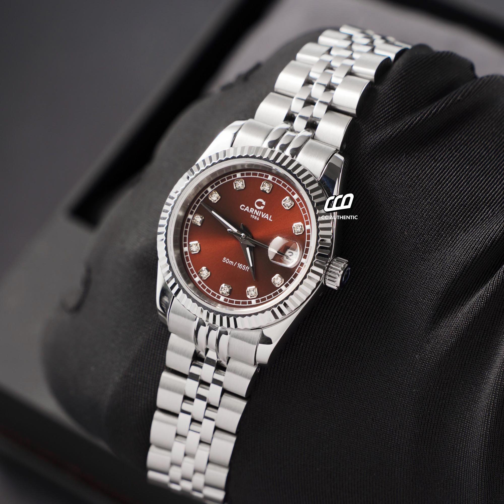 ĐỒNG HỒ NỮ CARNIVAL 8131L VT N QUAZT 32MM