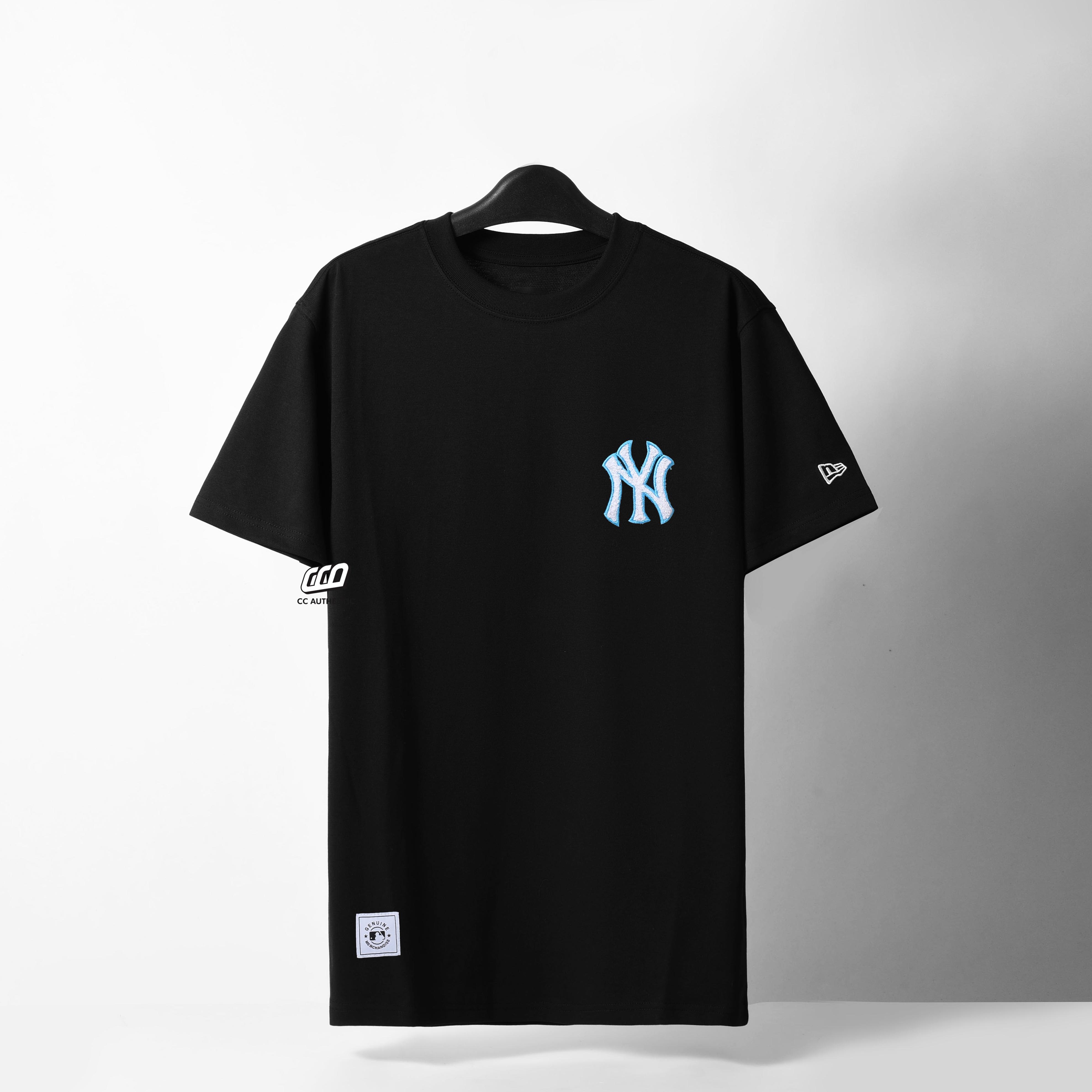 NEW ERA PATCH NEW YORK T-SHIRT - BLACK