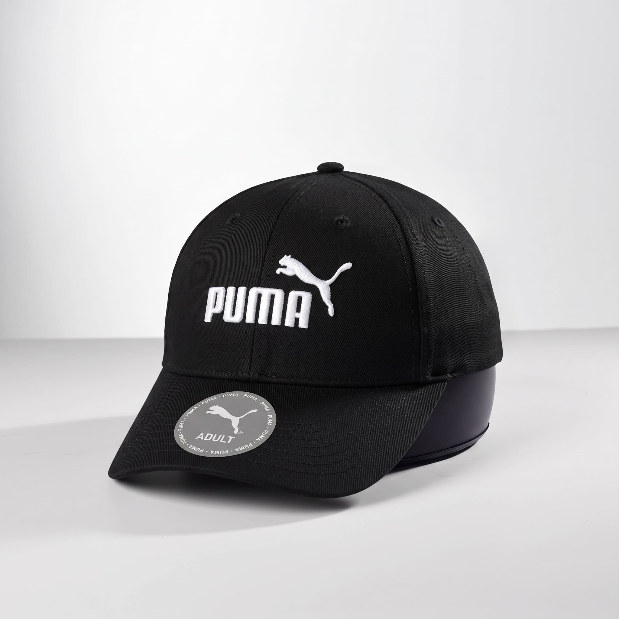 PUMA ESSENTIALS NO2 LOGO CAP - BLACK