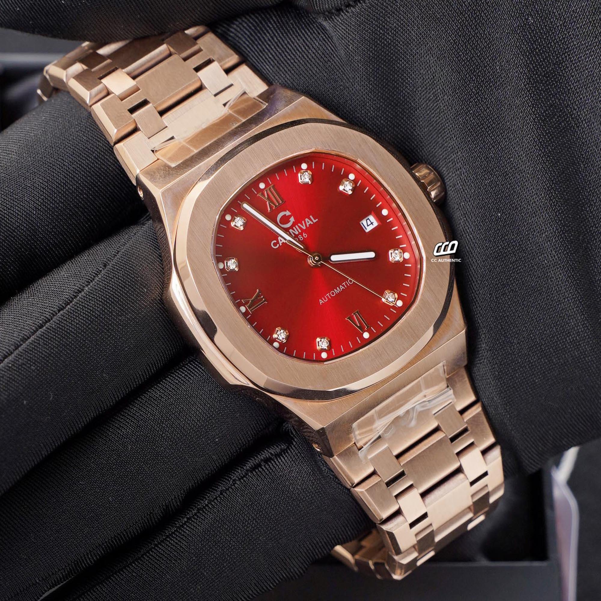 ĐỒNG HỒ NAM CARNIVAL 8160G VH DO AUTOMATIC 41MM