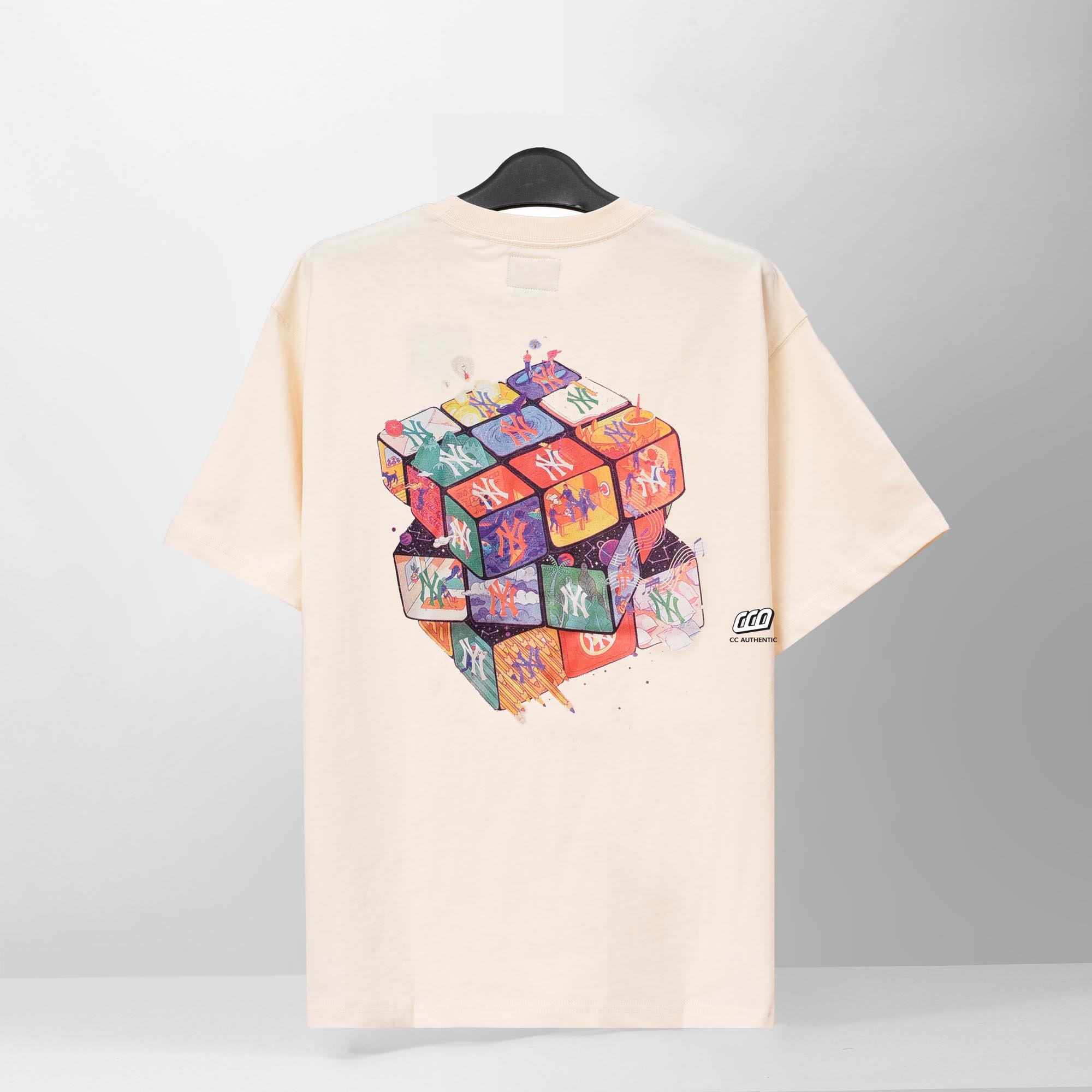 NEW ERA RUBIK T-SHIRT - IVORY