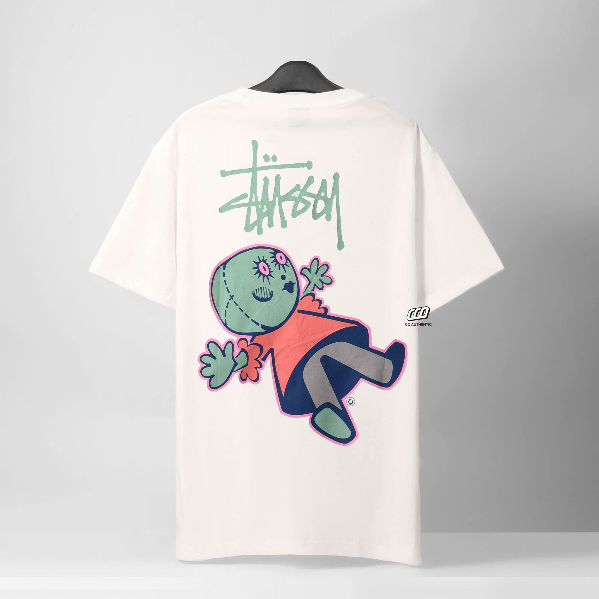 STUSSY DOLLIE DYED T-SHIRT - NATURAL