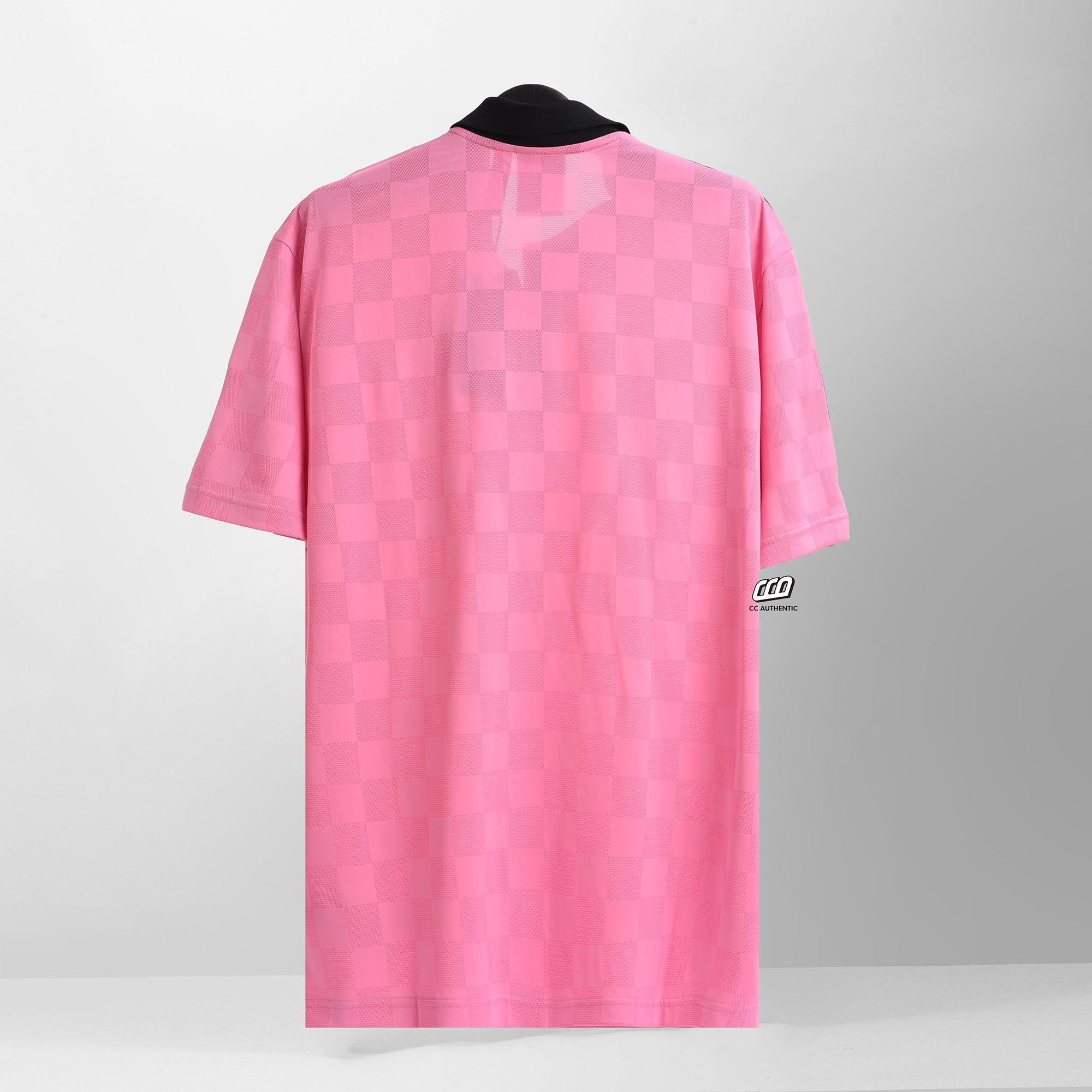 ADIDAS ORIGINALS FOOTBALL SCRIPT POLO SHIRT - PINK