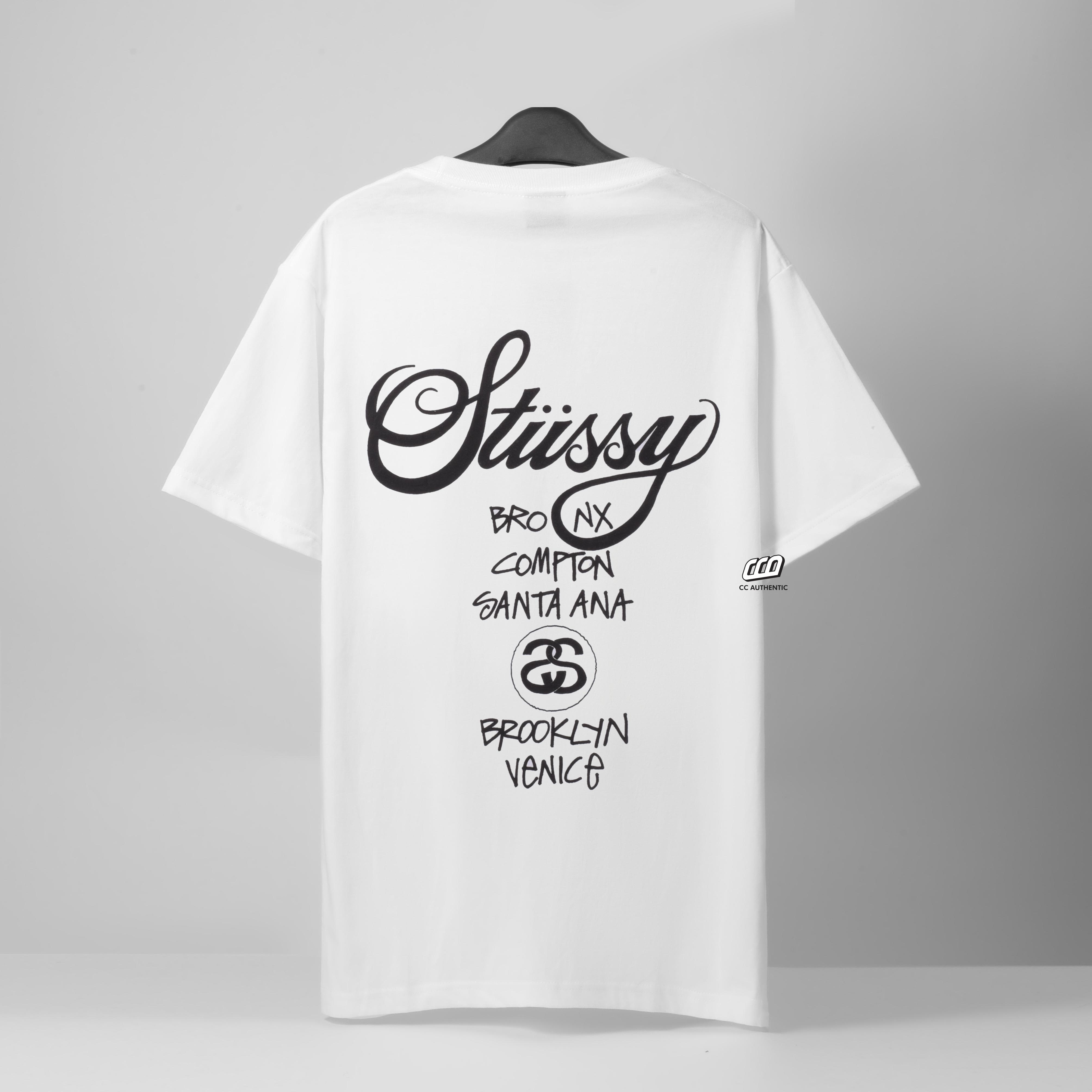 Stussy World Tour Tshirt - WHITE