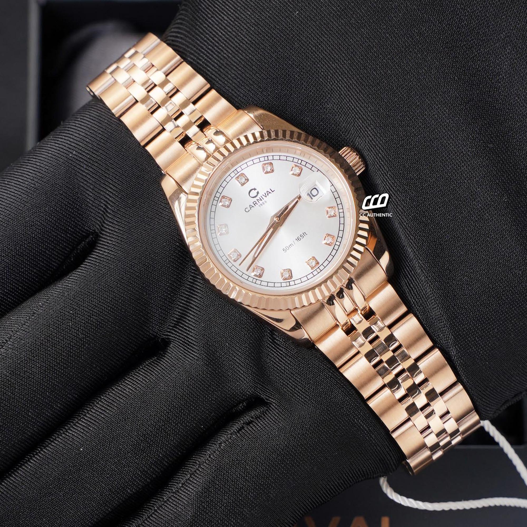 ĐỒNG HỒ NỮ CARNIVAL 8131L VH T QUAZT 32MM