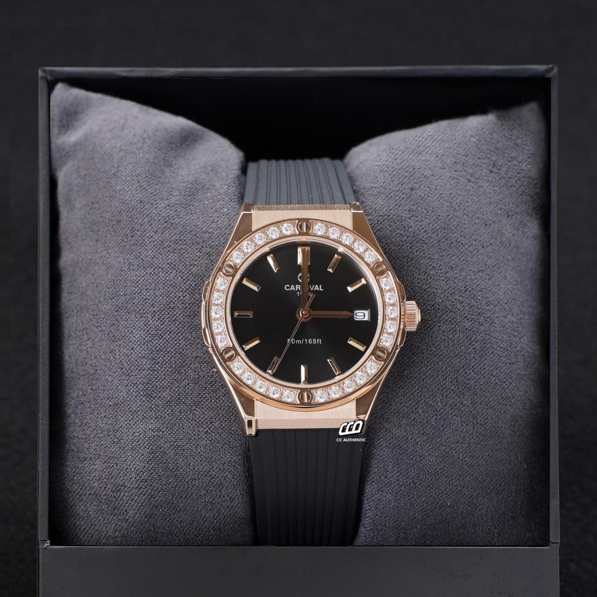 ĐỒNG HỒ NỮ CARNIVAL 8173L VH DCS D QUAZT 34MM