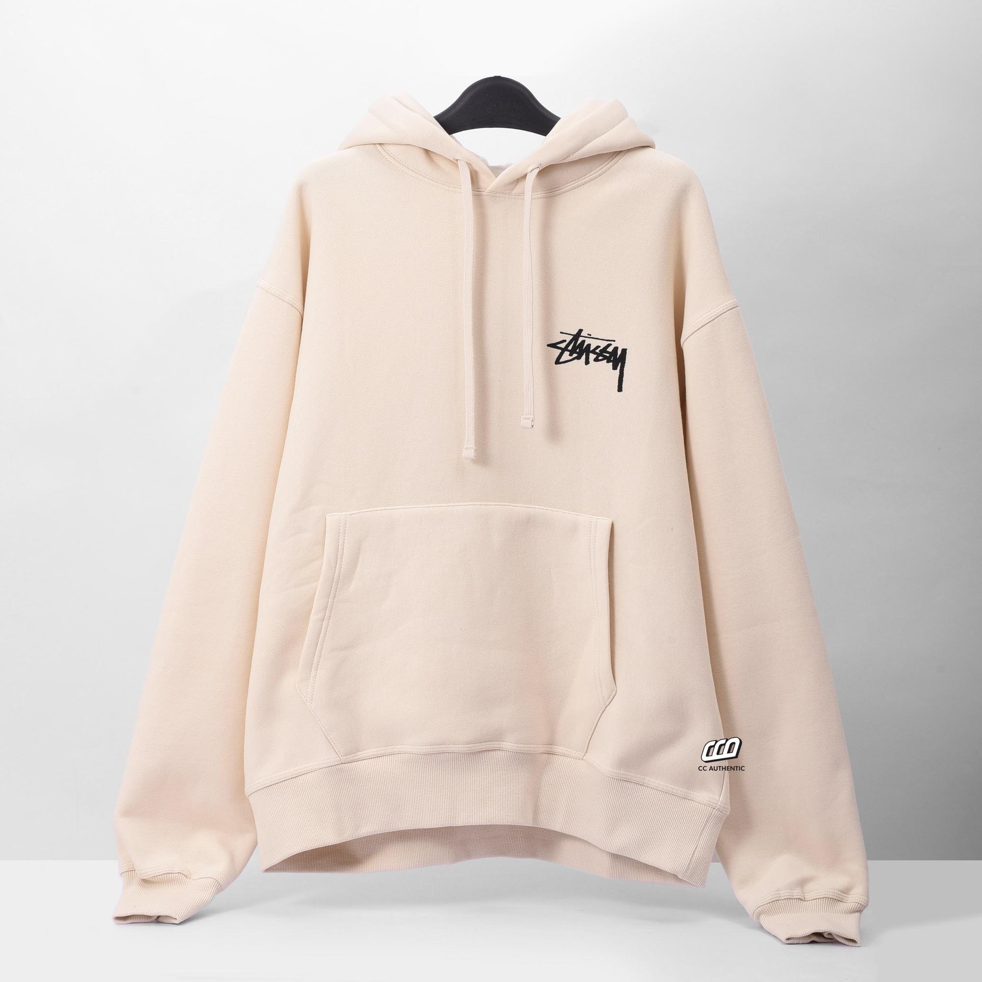 STUSSY 8BALL FADE HOODIE - PUTTY