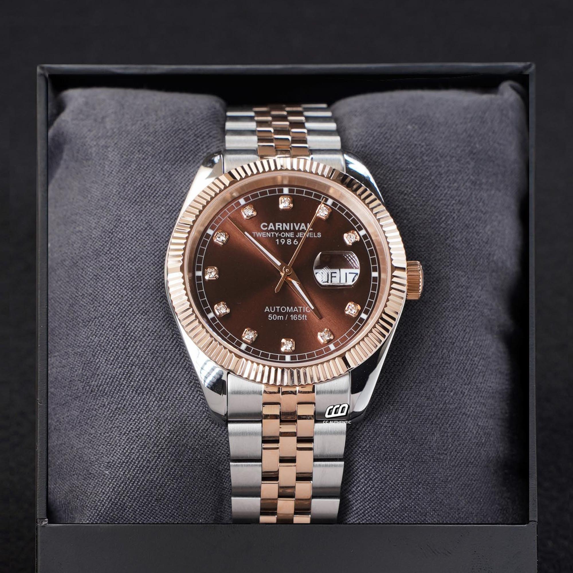 ĐỒNG HỒ NAM CARNIVAL 8131G CH N AUTOMATIC 41MM