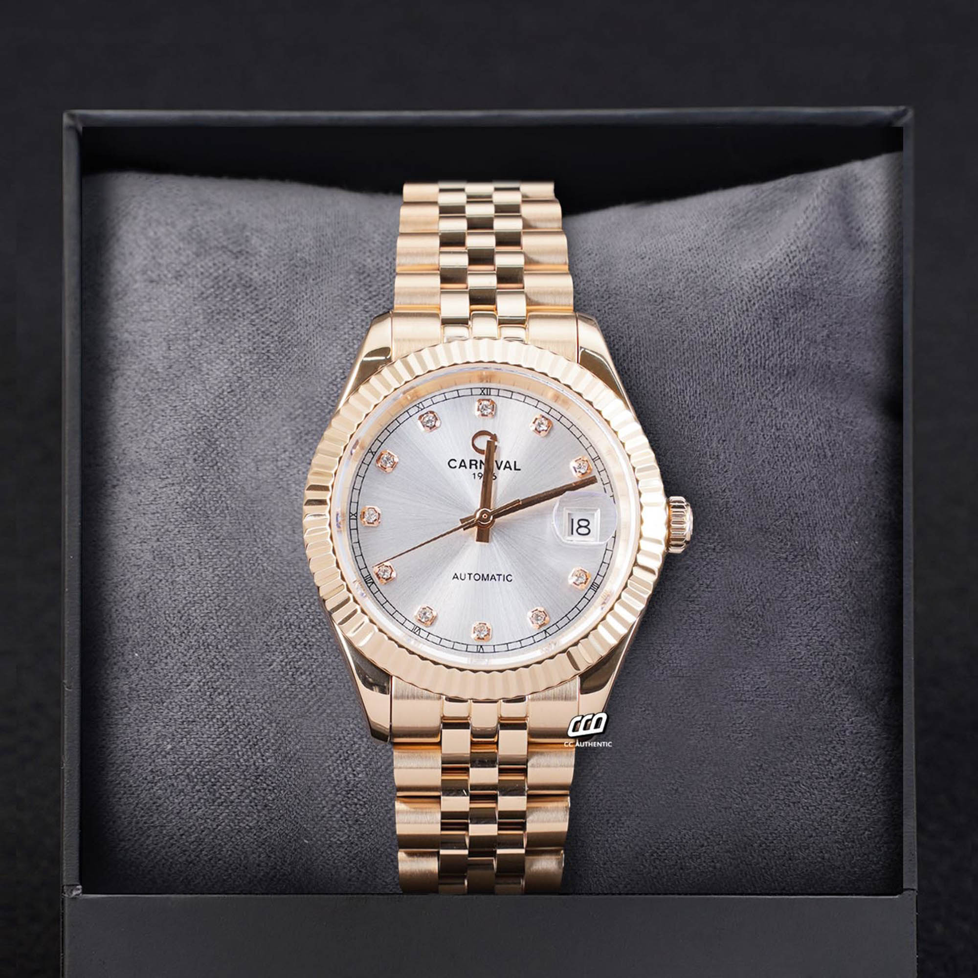 ĐỒNG HỒ NAM CARNIVAL 8250G VH T AUTOMATIC 38MM
