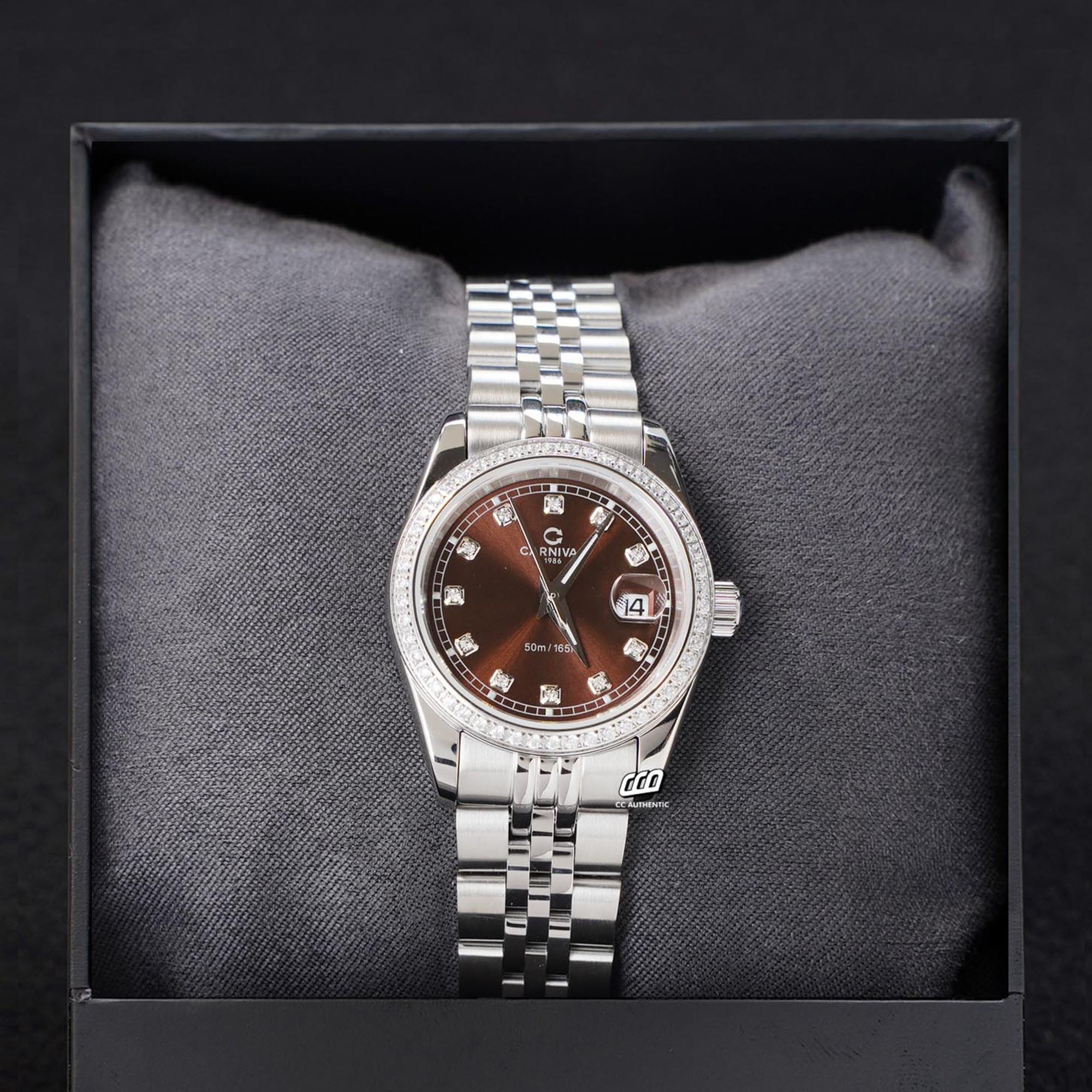 ĐỒNG HỒ NỮ CARNIVAL 8131L2 VT N QUAZT 32MM