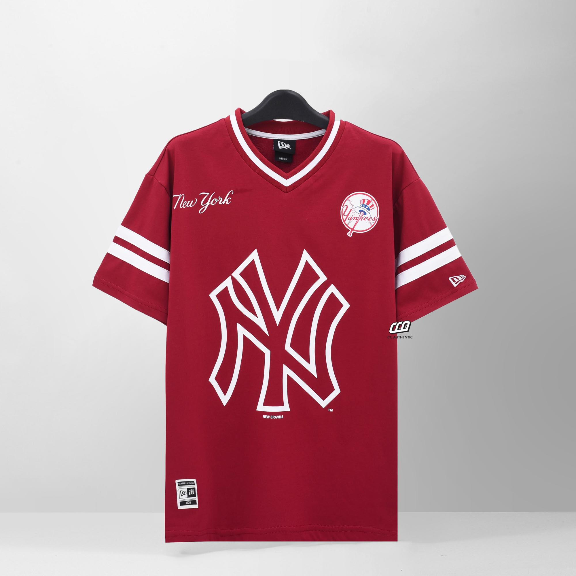 NEW ERA NEW YORK OVERSIZE T-SHIRT - RED