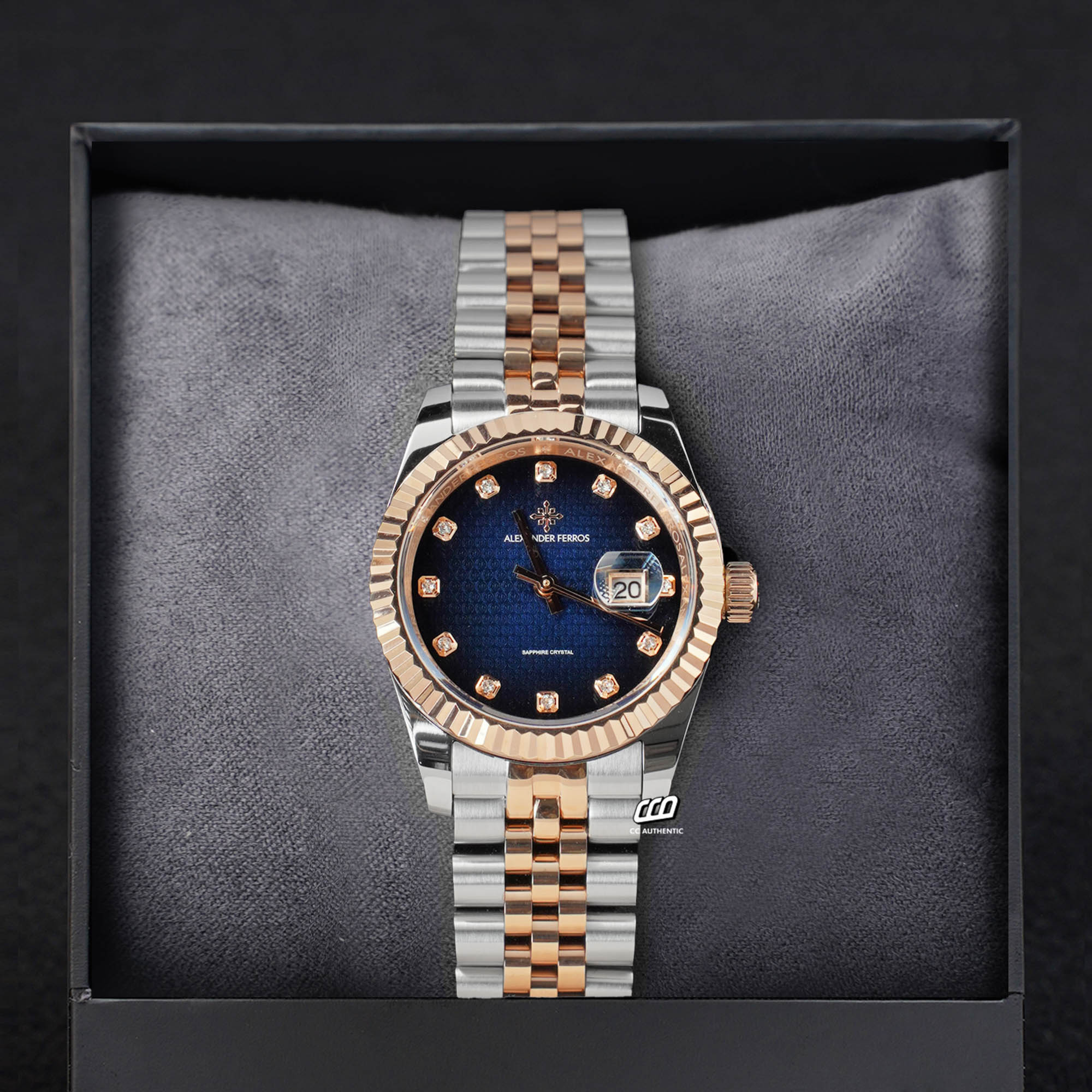 ĐỒNG HỒ NỮ ALEXANDER FERROS 8372D/05 QUARTZ 31MM