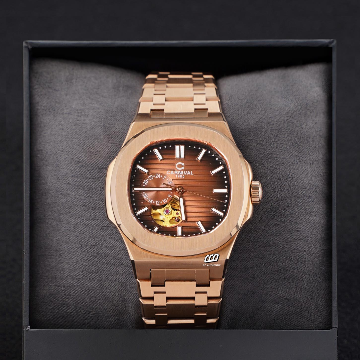 ĐỒNG HỒ NAM CARNIVAL 8159G VH N AUTOMATIC 41MM