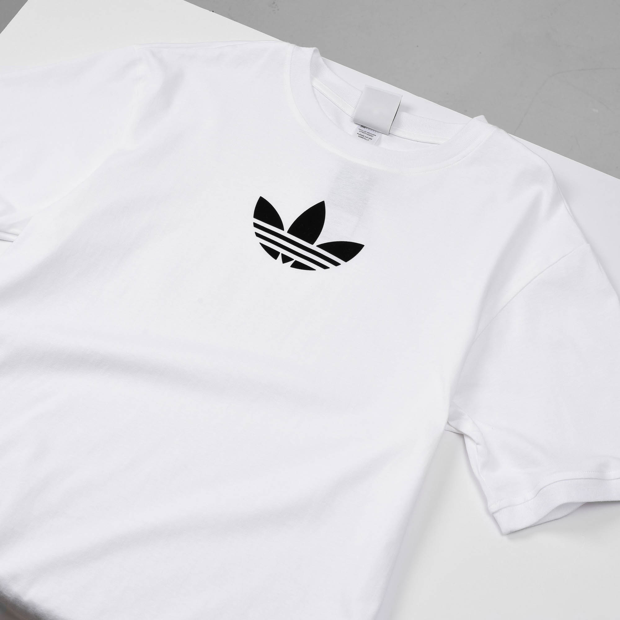 ADIDAS ORIGINALS CENTRE OVERSIZE T-SHIRT - WHITE