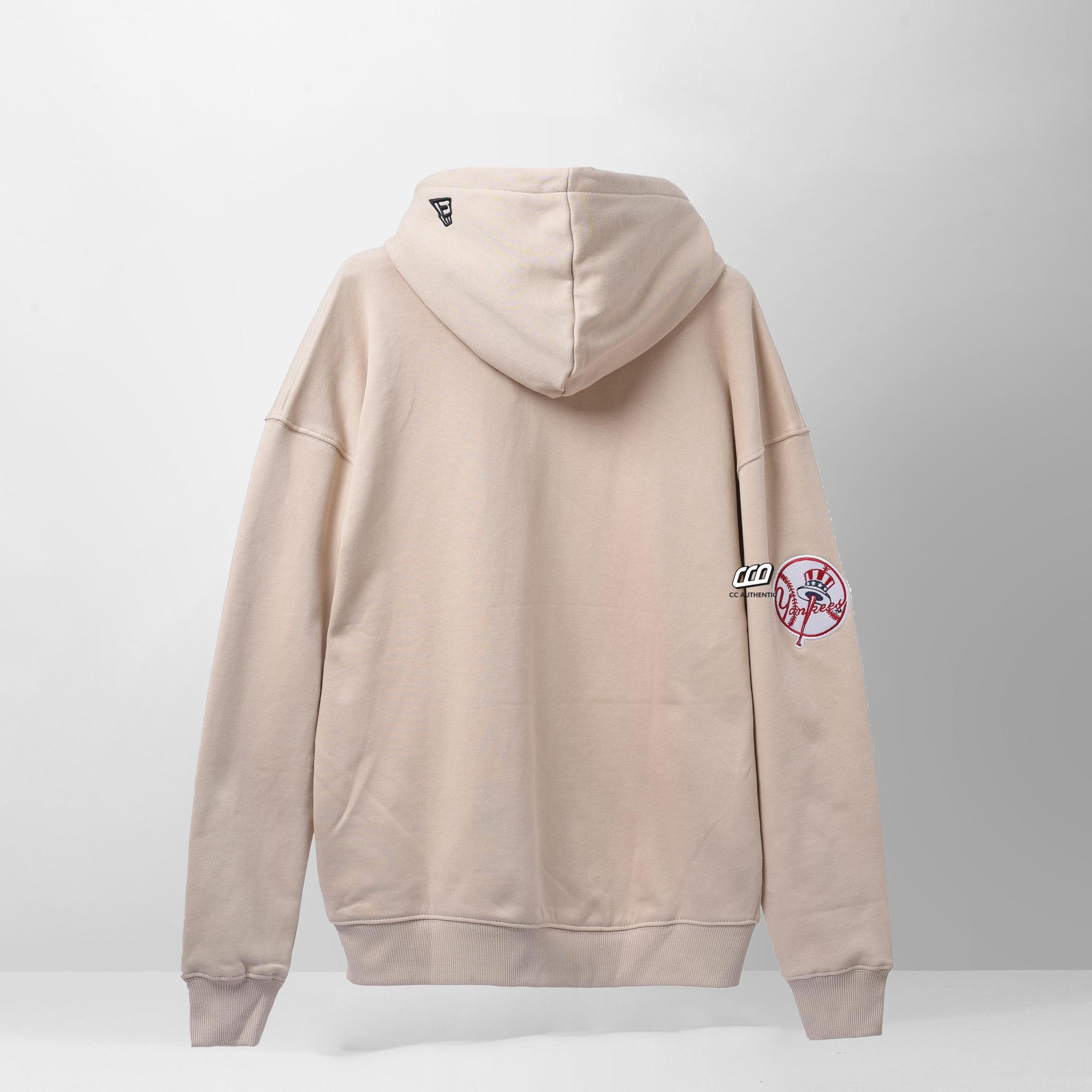 NEW ERA DBL LOGO NEYYAN ZIP HOODIE - BEIGE