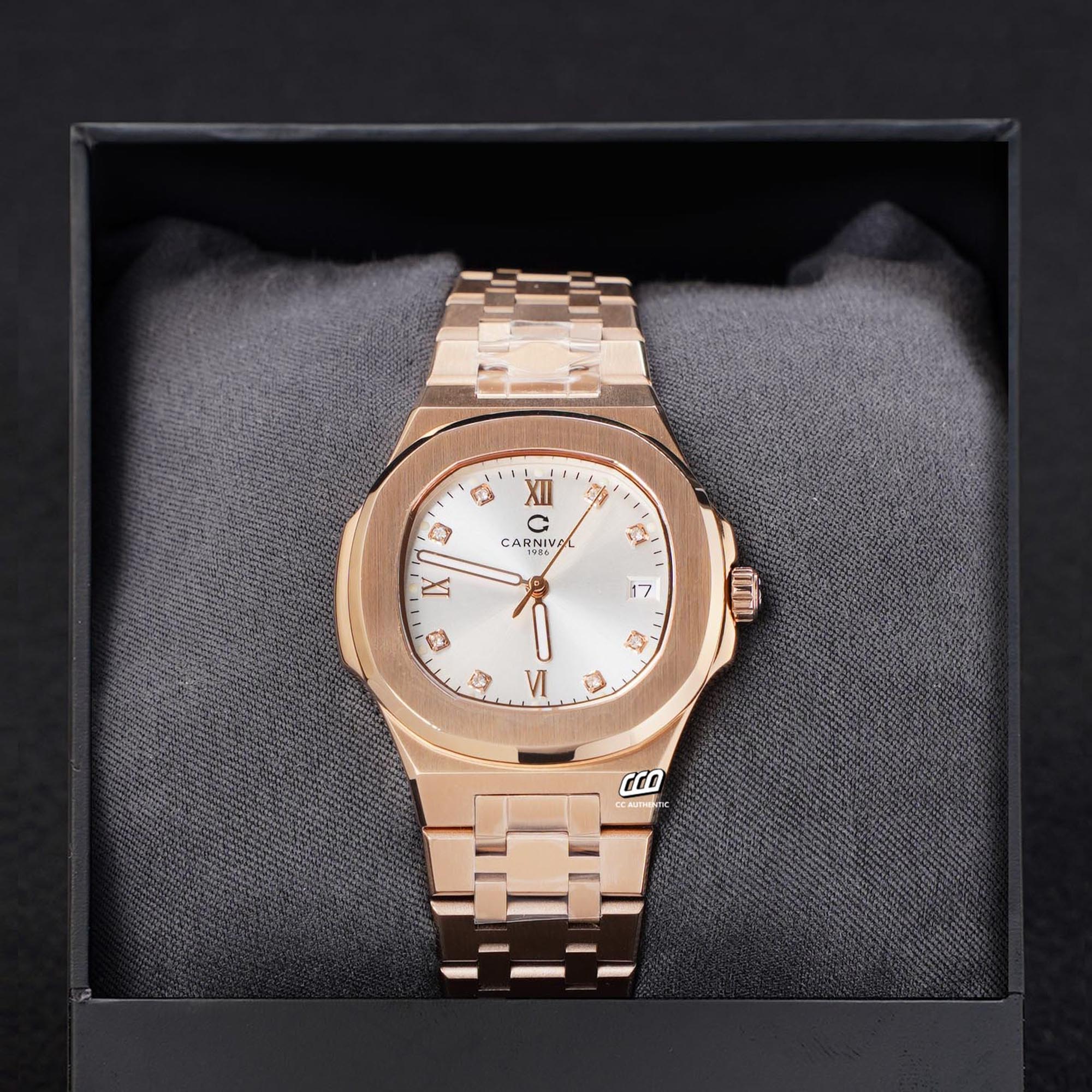 ĐỒNG HỒ NỮ CARNIVAL 8160L VH T QUAZT 34MM
