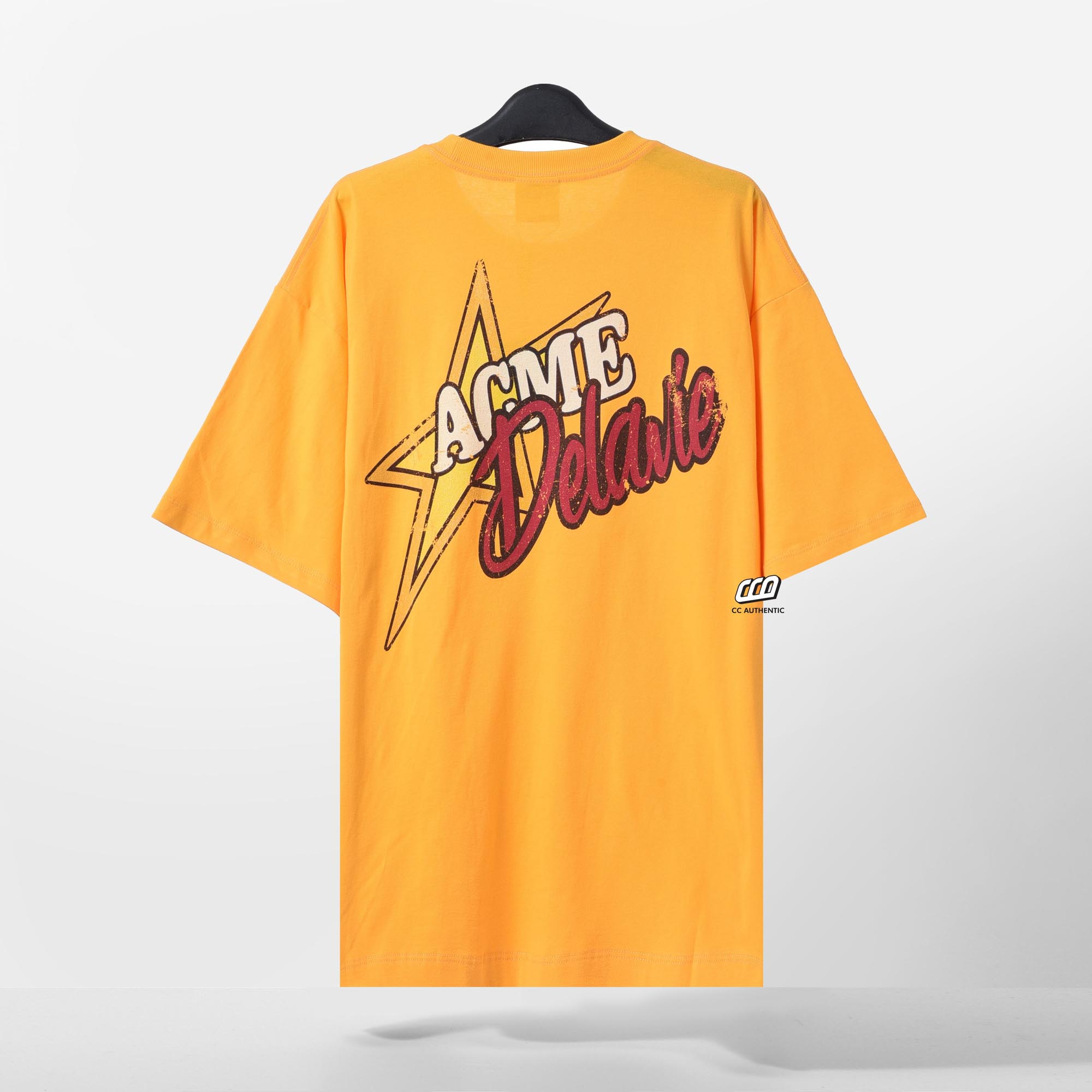 ADLV CRACK STAR LOGO T-SHIRT - YELLOW