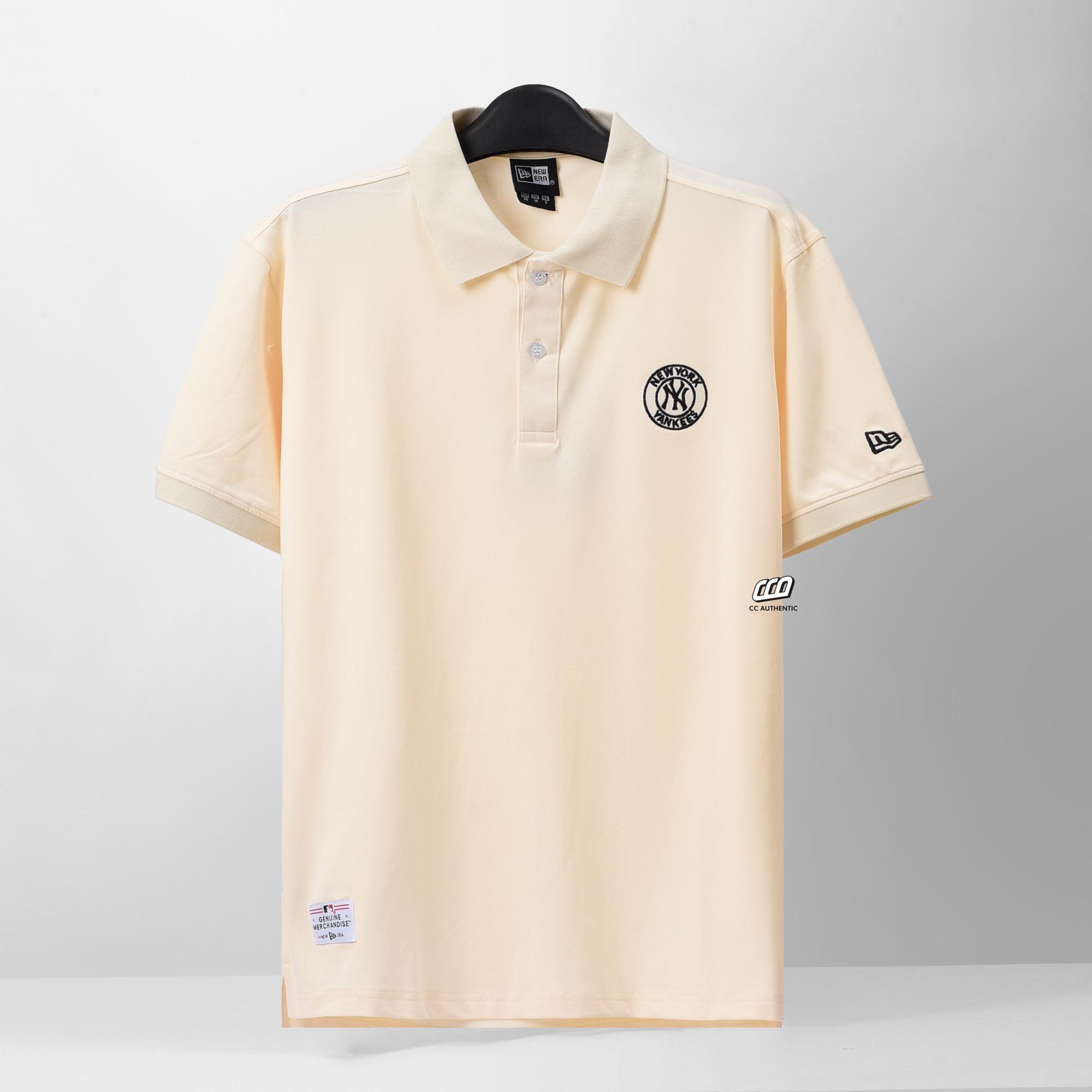 NEW ERA PRIS CLASSIC POLO SHIRT - IVORY
