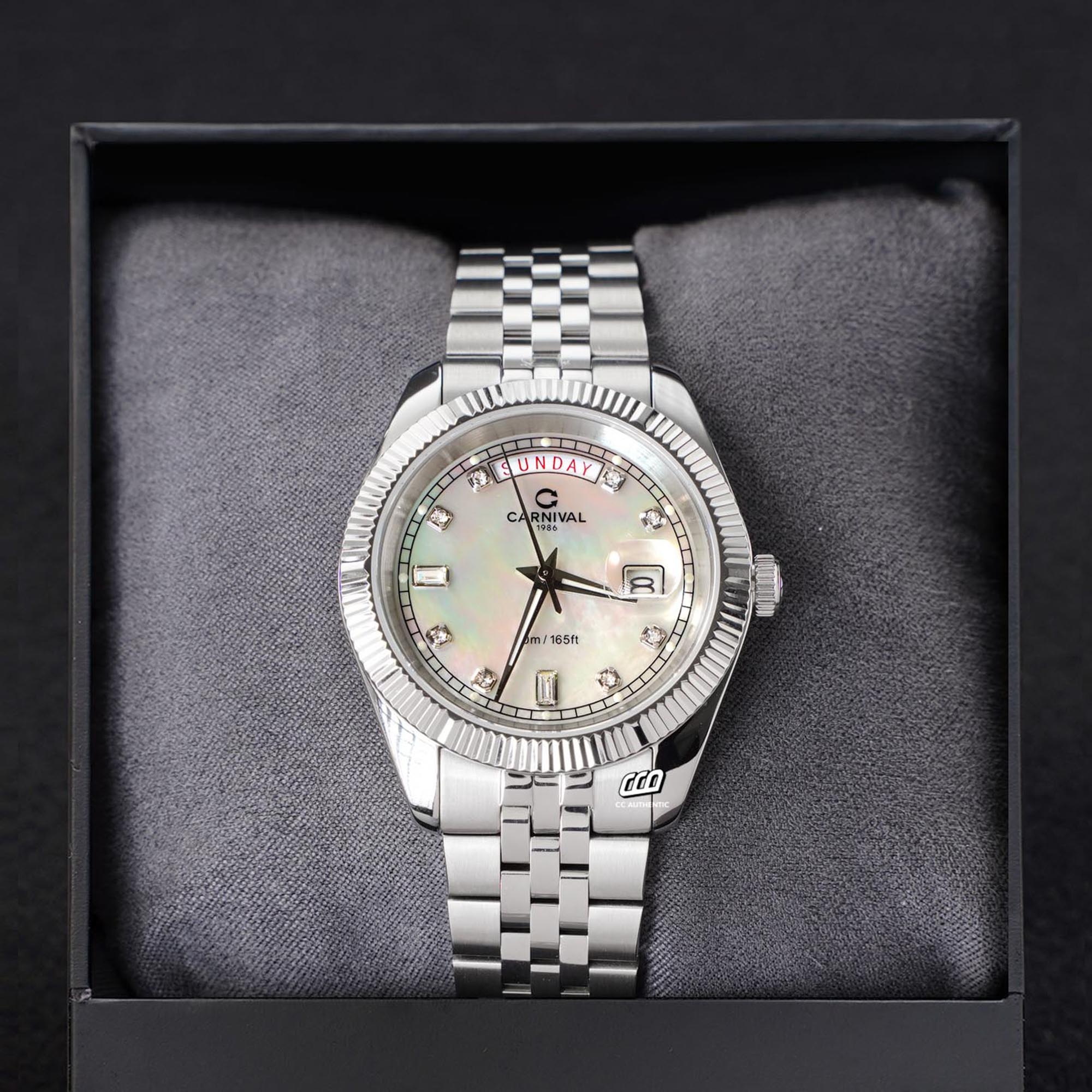 ĐỒNG HỒ NAM CARNIVAL 8190G VT TK QUAZT 40MM