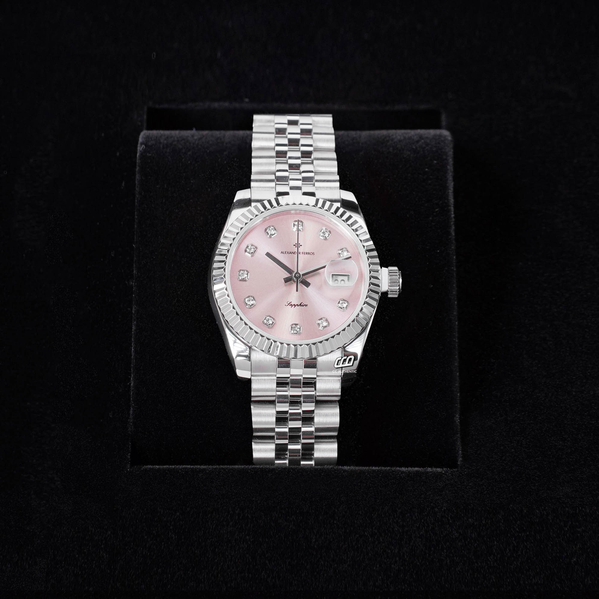 ĐỒNG HỒ NỮ ALEXANDER FERROS 8222S/16 AUTOMATIC 31MM
