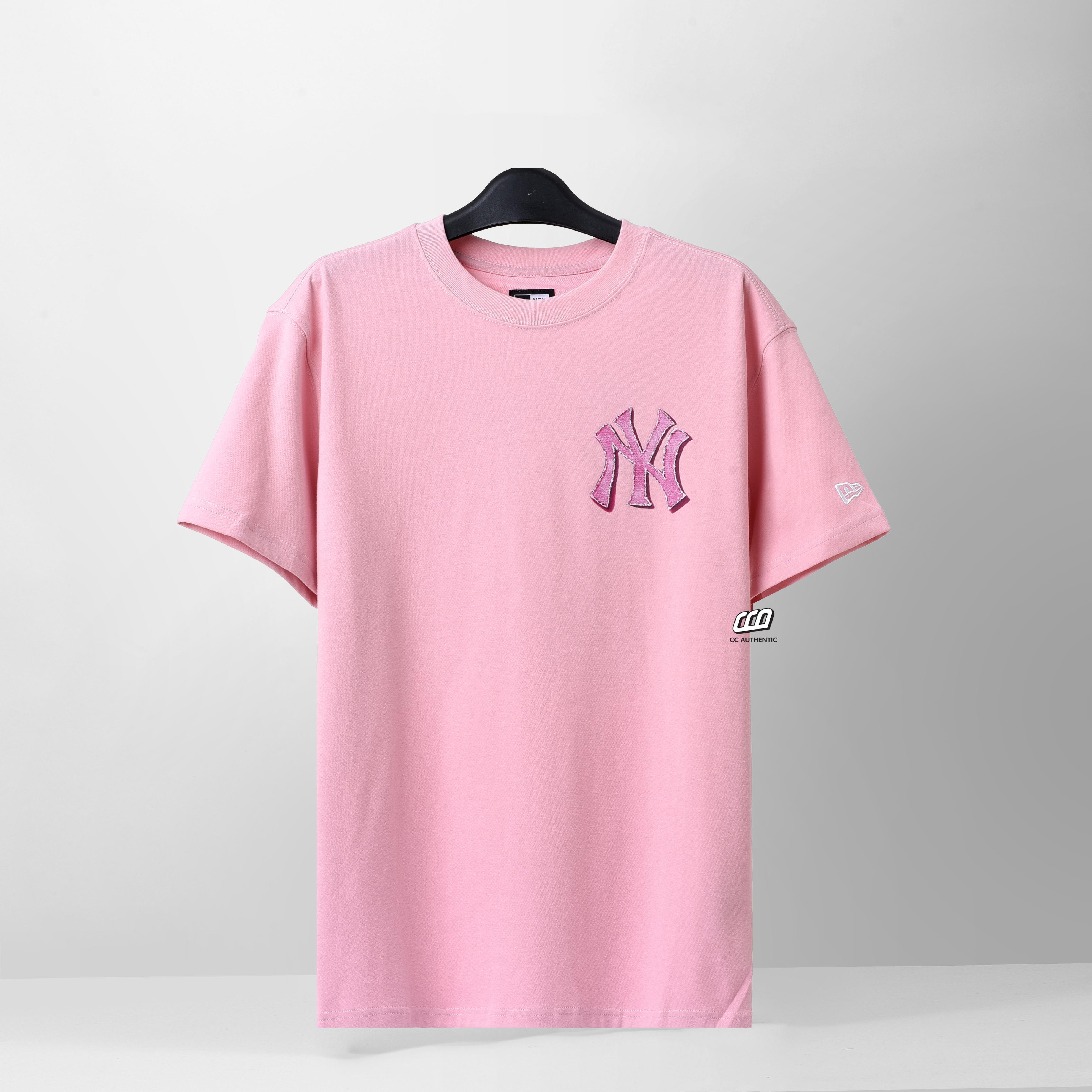 NEW ERA NYYK POSTER T-SHIRT - PINK