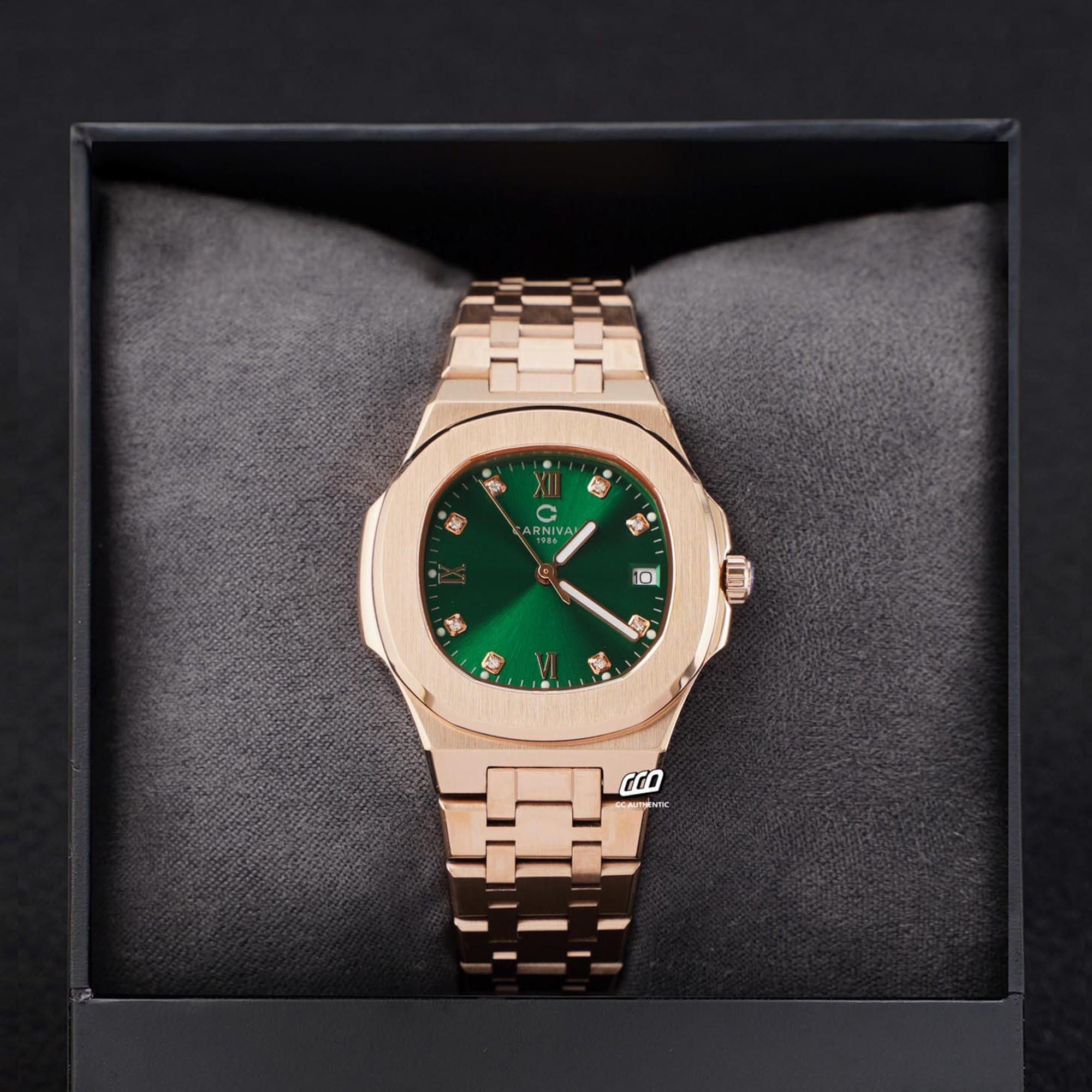 ĐỒNG HỒ NỮ CARNIVAL 8160L VH XL QUAZT 34MM