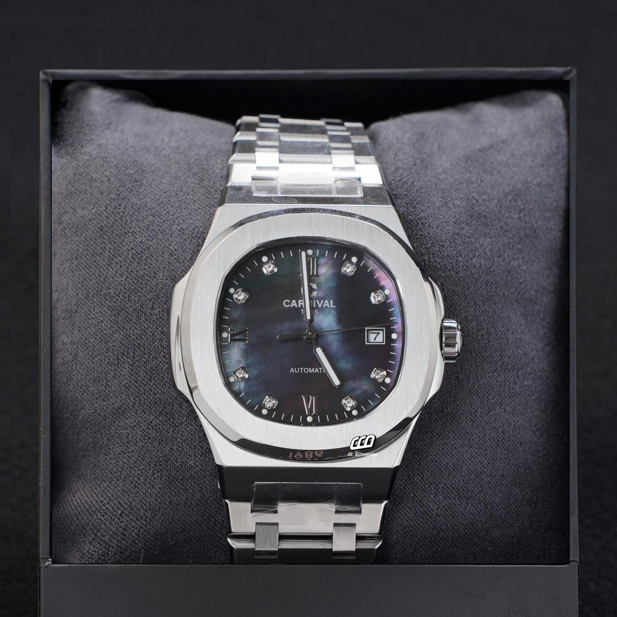 ĐỒNG HỒ NAM CARNIVAL 8160G VT DK AUTOMATIC 41MM
