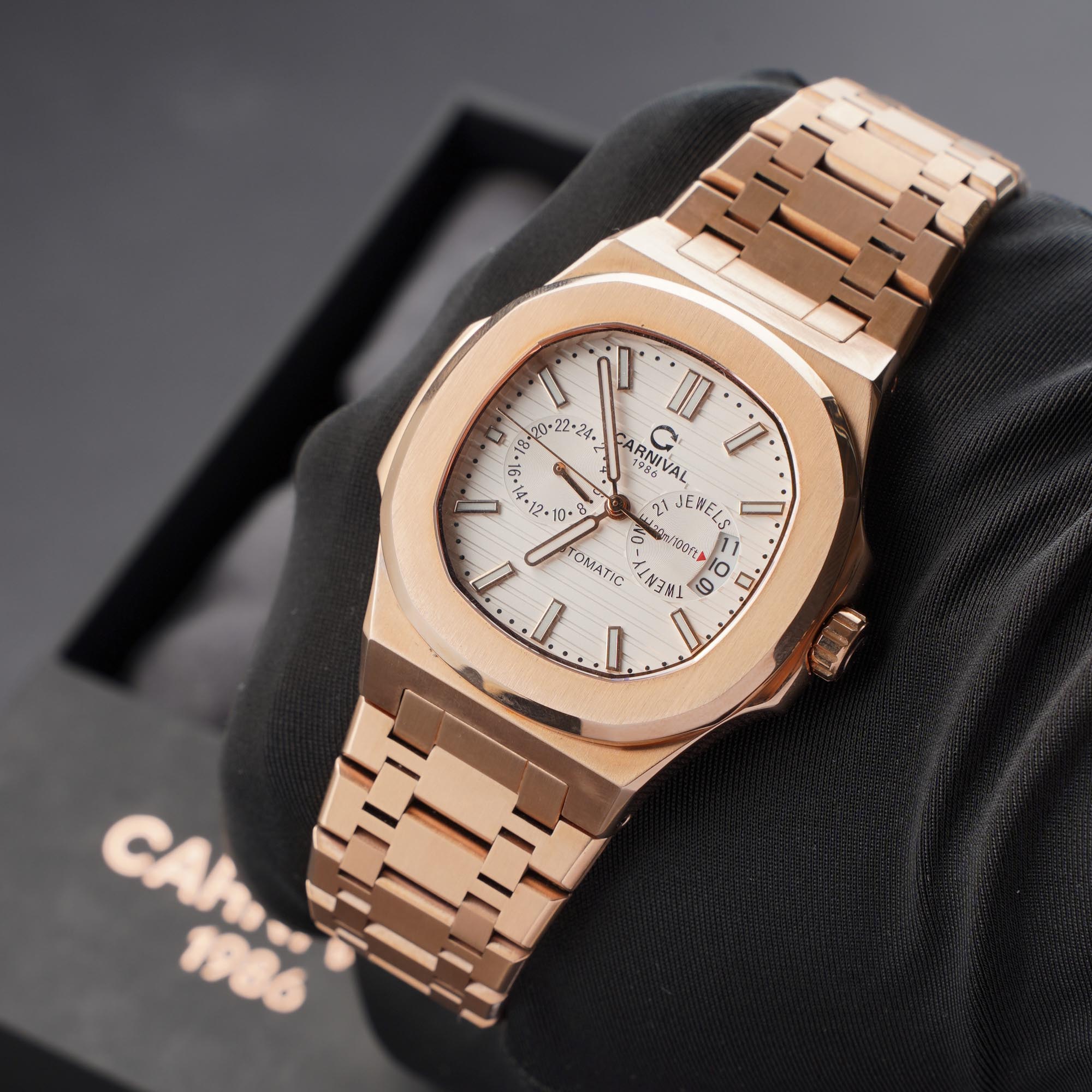ĐỒNG HỒ NAM CARNIVAL 8158G VH T AUTOMATIC 41MM